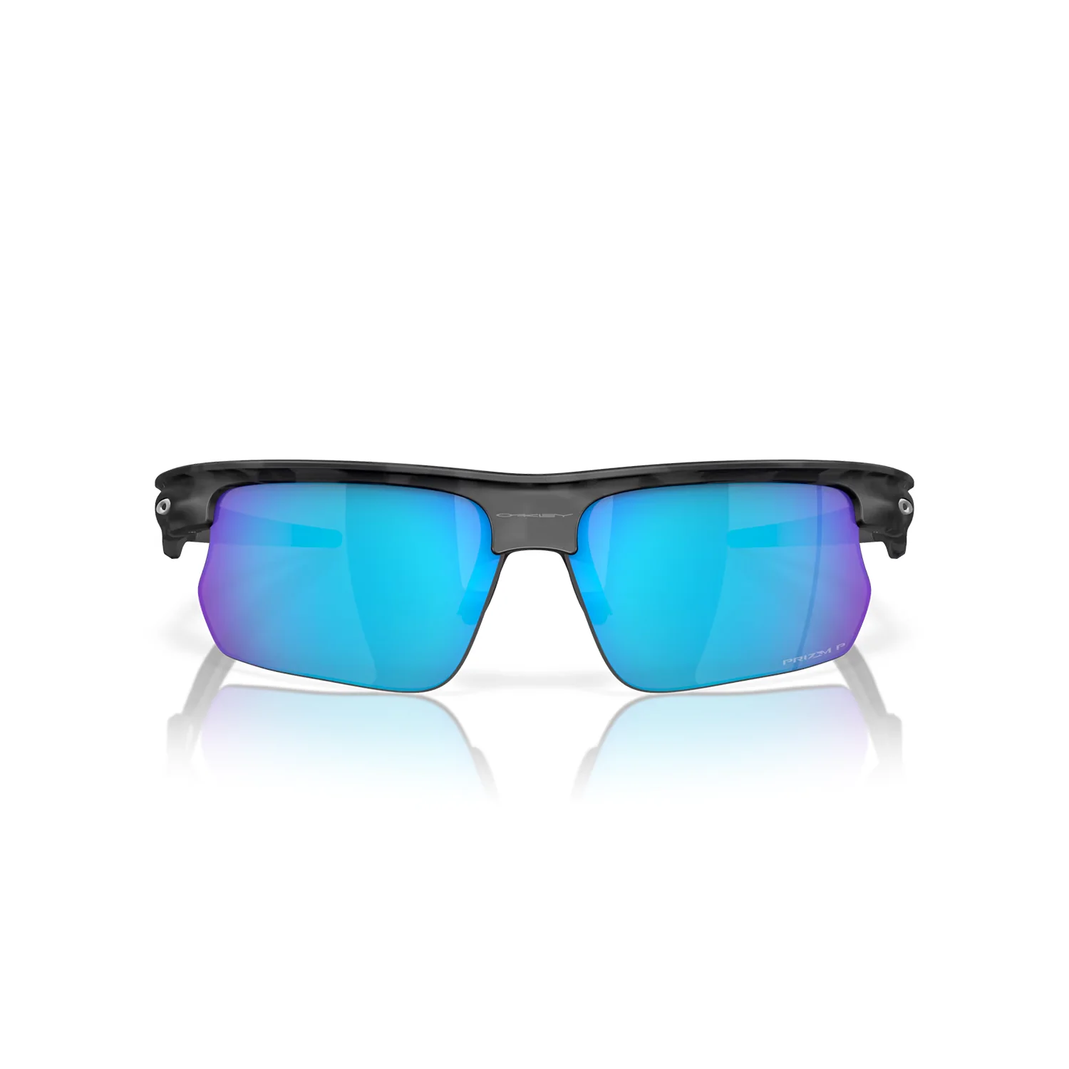 Oakley Bisphaera Sunglasses Matte Grey Camo/Prizm Sapphire Polarized - Image 4