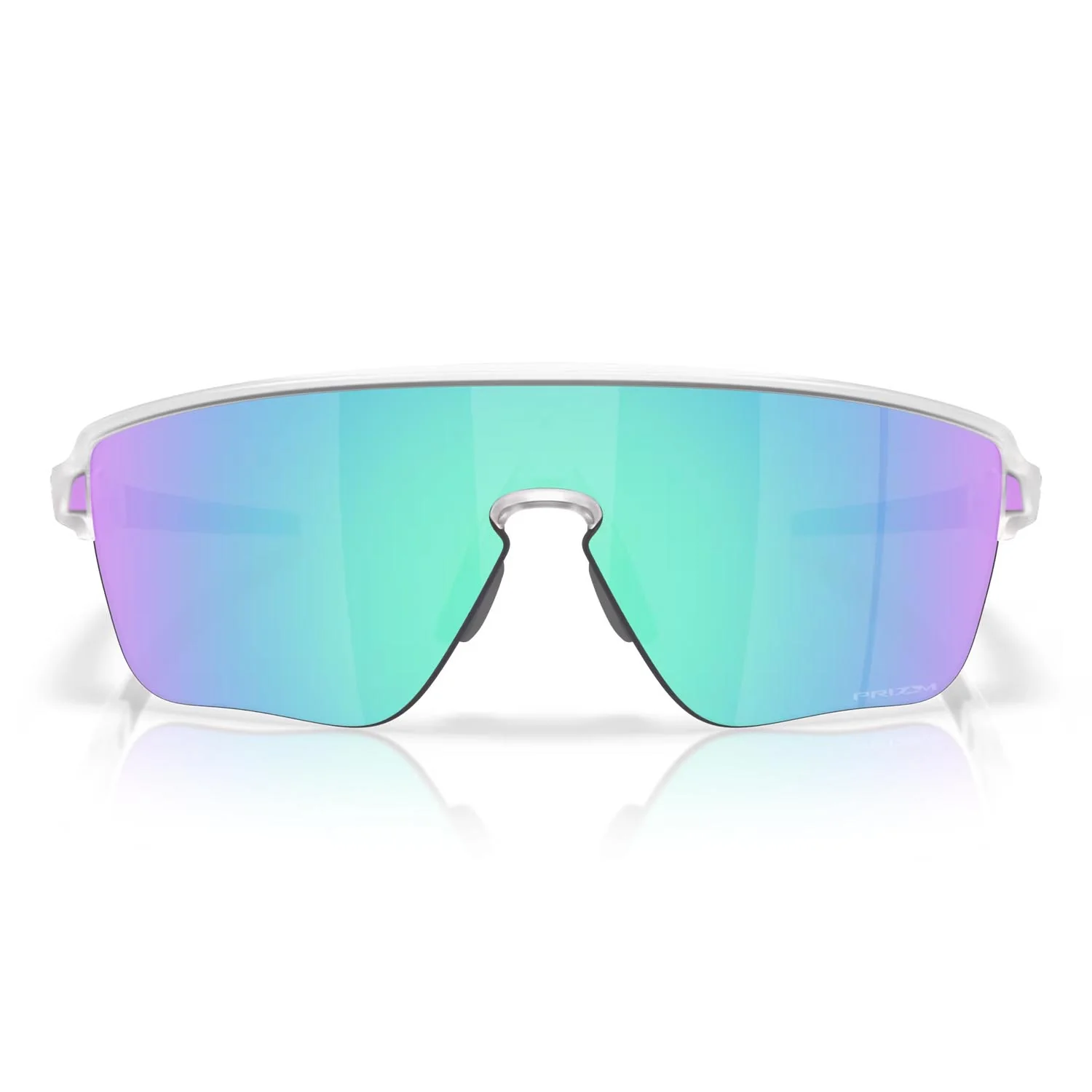 Oakley Corridor Sq Sunglasses Matte Clear/Prizm Sapphire - Image 2