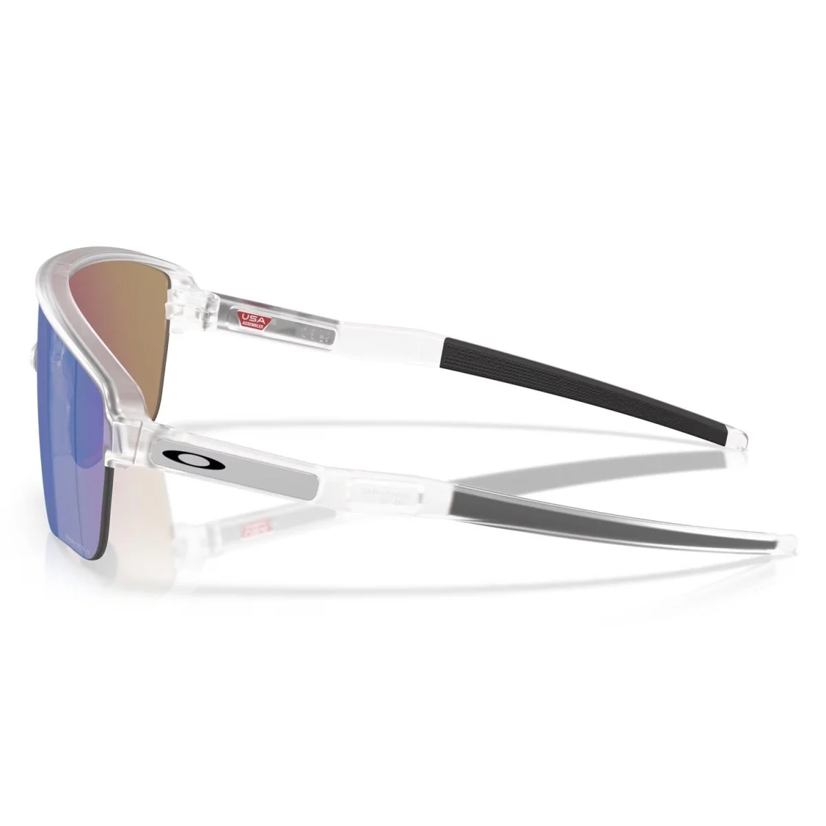 Oakley Corridor Sq Sunglasses Matte Clear/Prizm Sapphire - Image 3