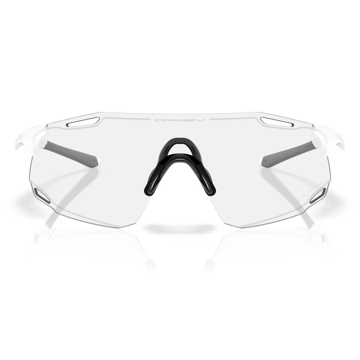 Oakley Cybr Dyno Sunglasses Matte White/Clear Photochromic 50% - Image 2