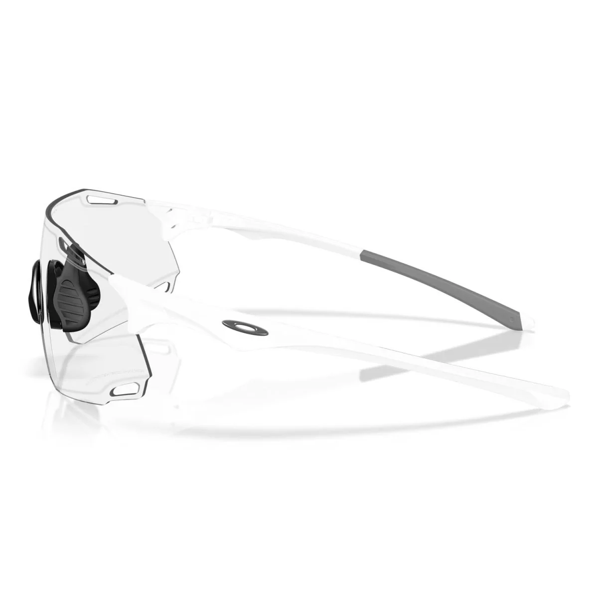 Oakley Cybr Dyno Sunglasses Matte White/Clear Photochromic 50% - Image 3