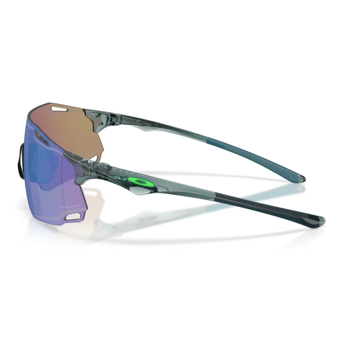 Oakley Cybr Dyno Sunglasses Polished Crystal Black/Prizm Sapphire - Image 3
