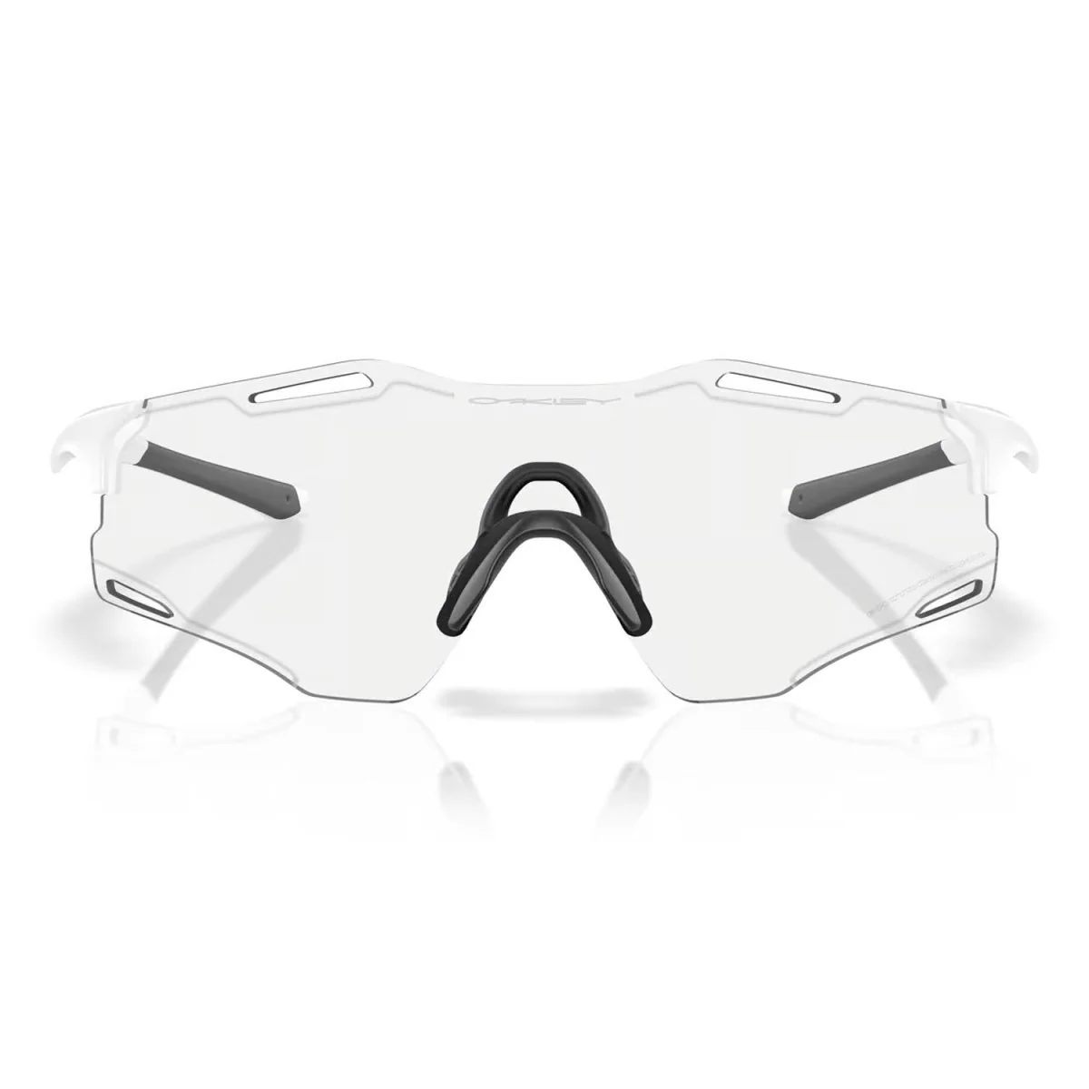 Oakley Cybr Zero Sunglasses Matte White/Clear Photochromic - Image 4
