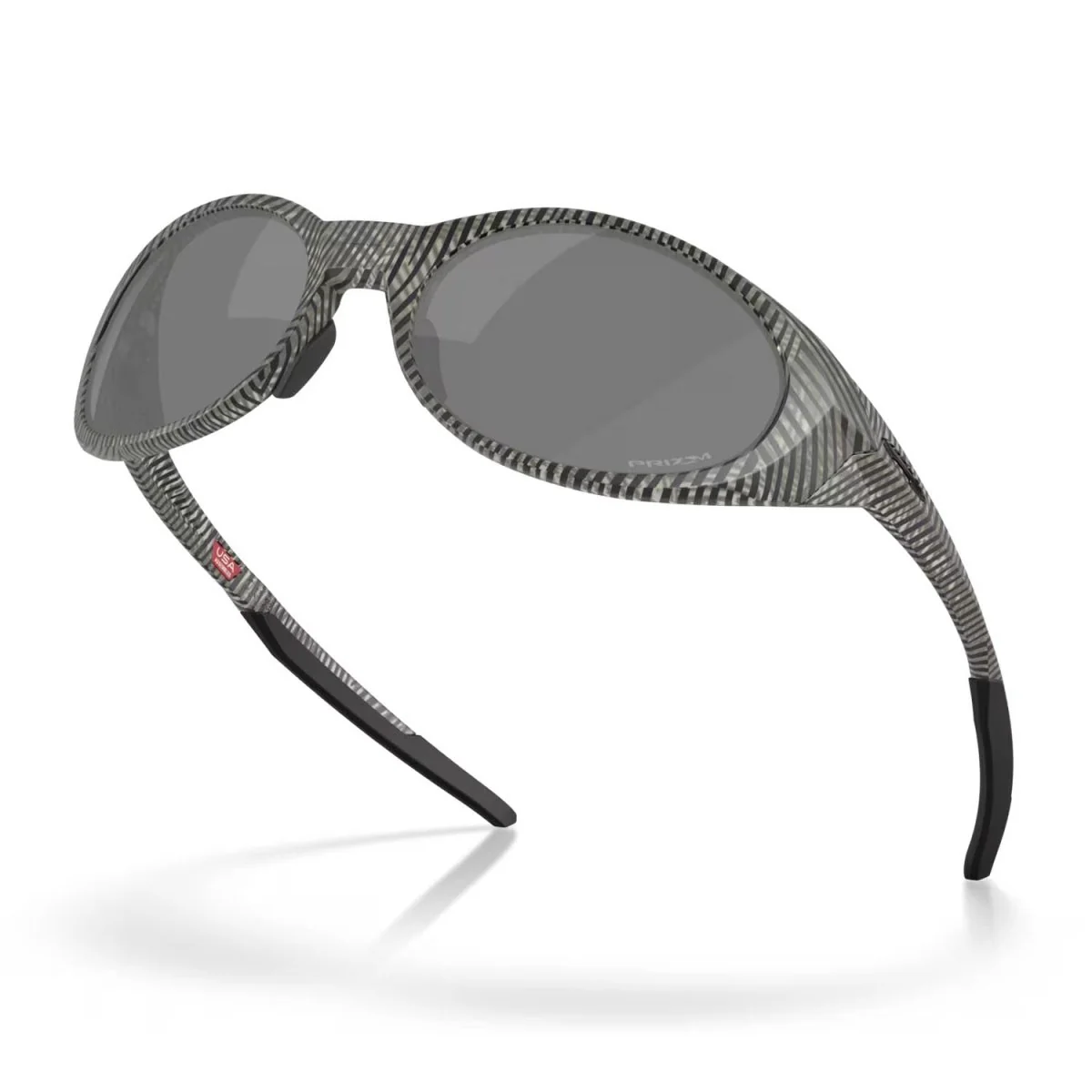 Oakley Eye Jacket Redux Sunglasses Matte Grey Ink Fingerprint/Prizm Black - Image 4