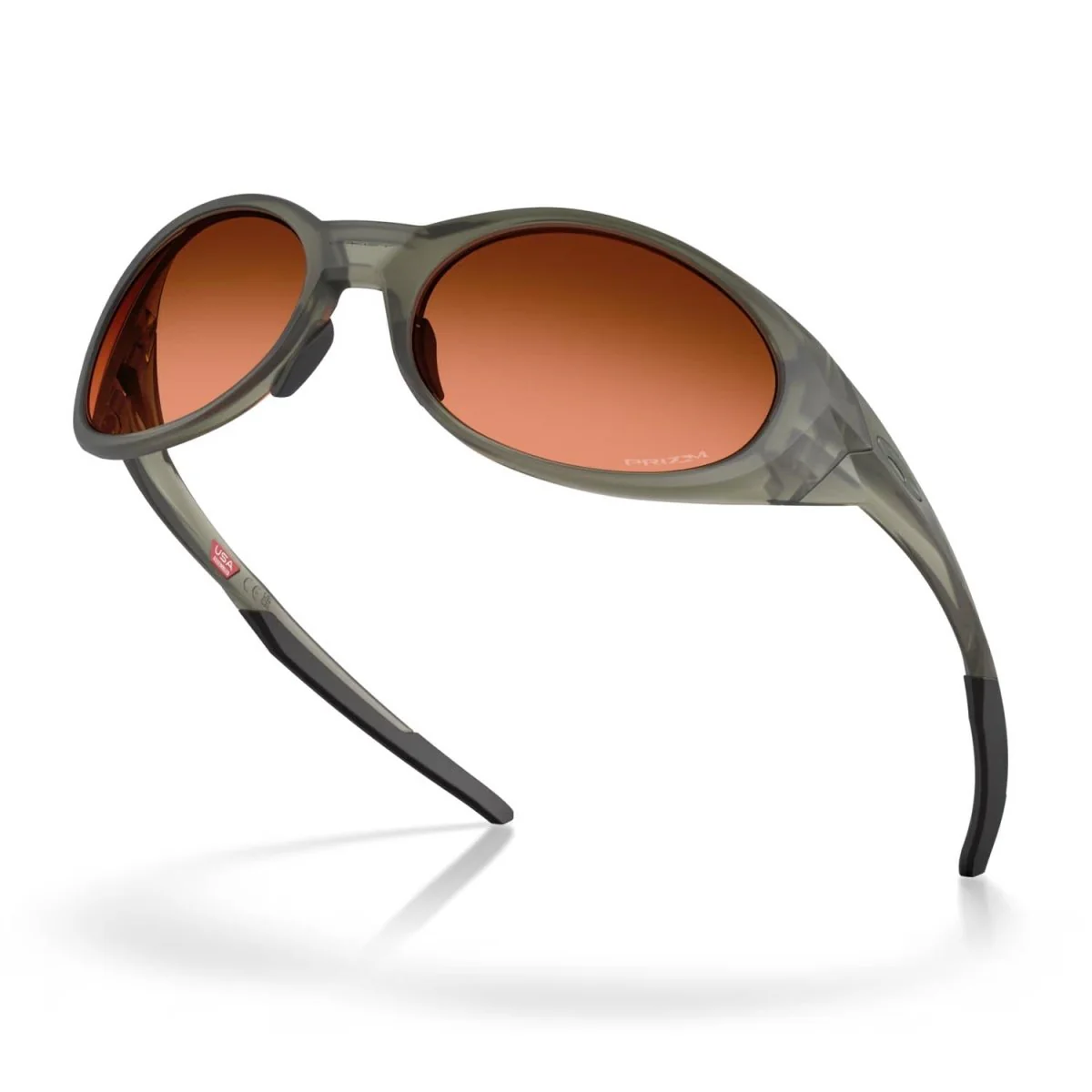 Oakley Eye Jacket Redux Sunglasses Matte Olive Ink/Prizm Bronze Gradient - Image 4