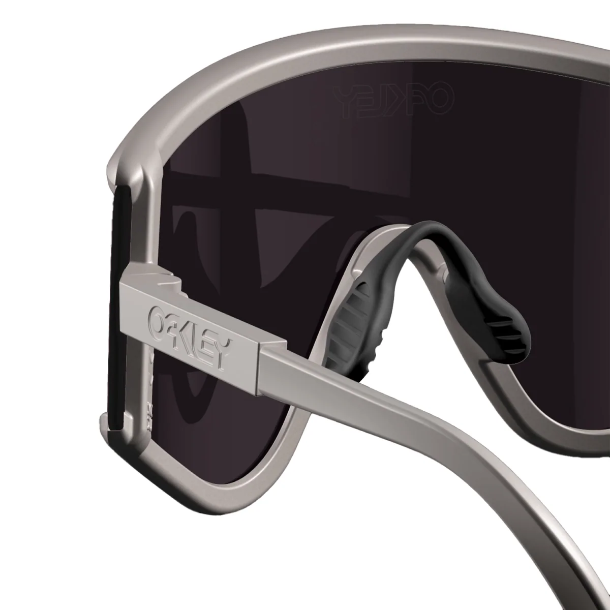 Oakley MUZM Eyeshade Sunglasses Cool Grey/Prizm Low Light - Image 3