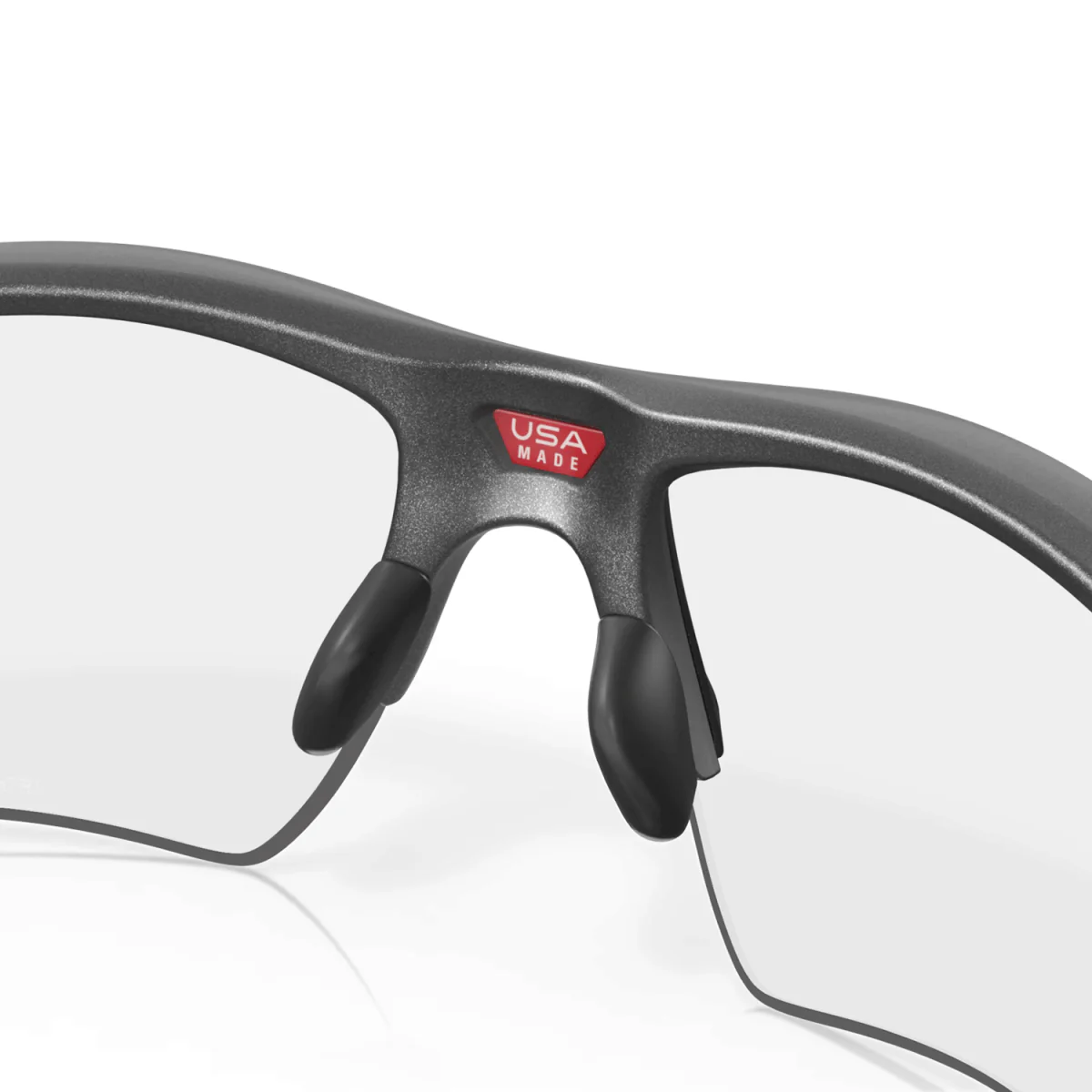 Oakley Flak 2.0 XL Sunglasses Steel/Clear to Black Iridium Photochromic - Image 3