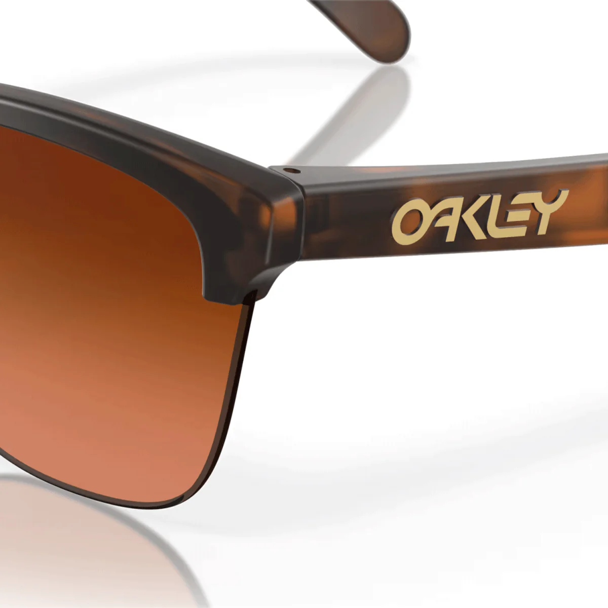 Oakley Frogskins Lite Sunglasses Matte Brown Tortoise/Prizm Brown Gradient - Image 3