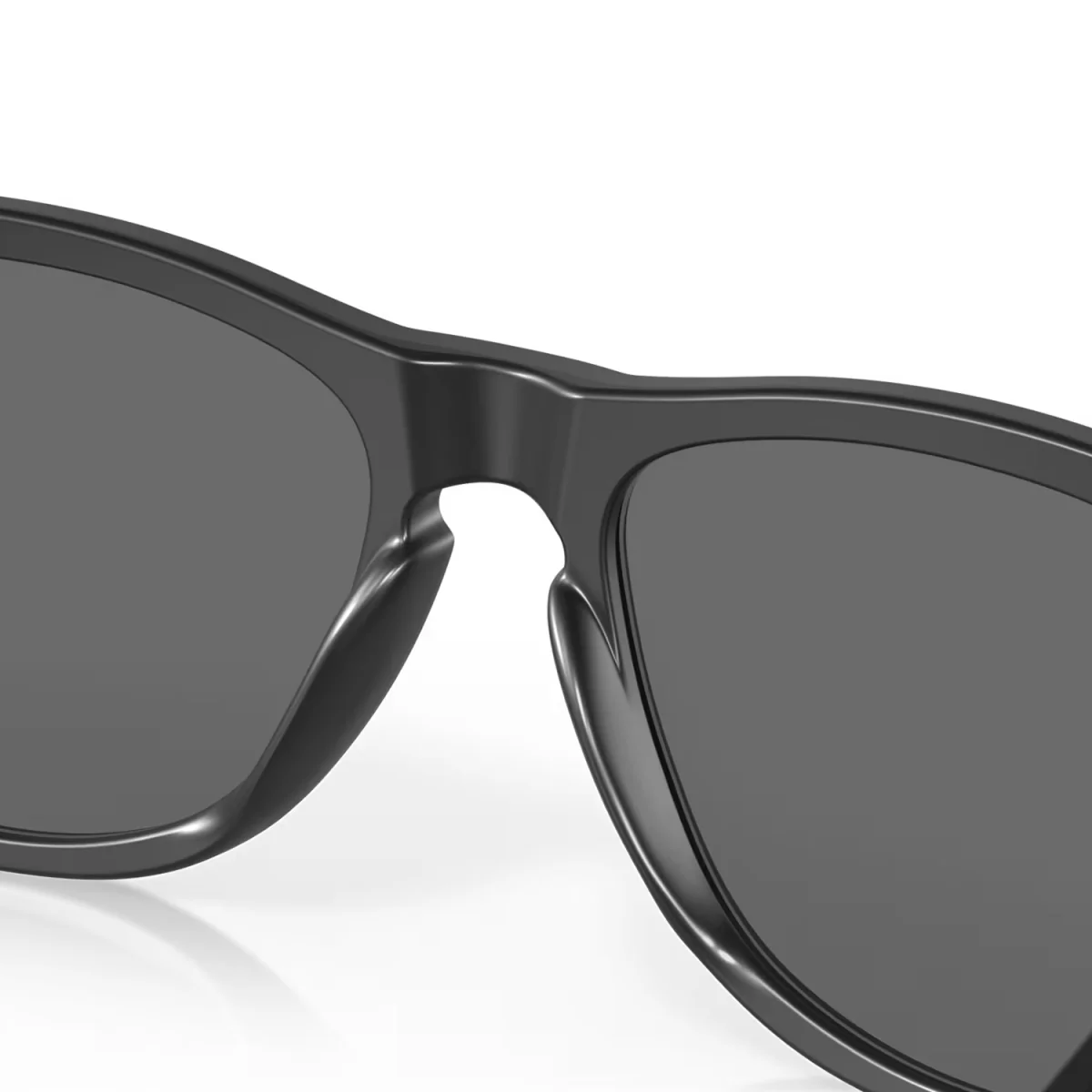 Oakley Frogskins Sunglasses Matte Black/Prizm Black Polarized - Image 4