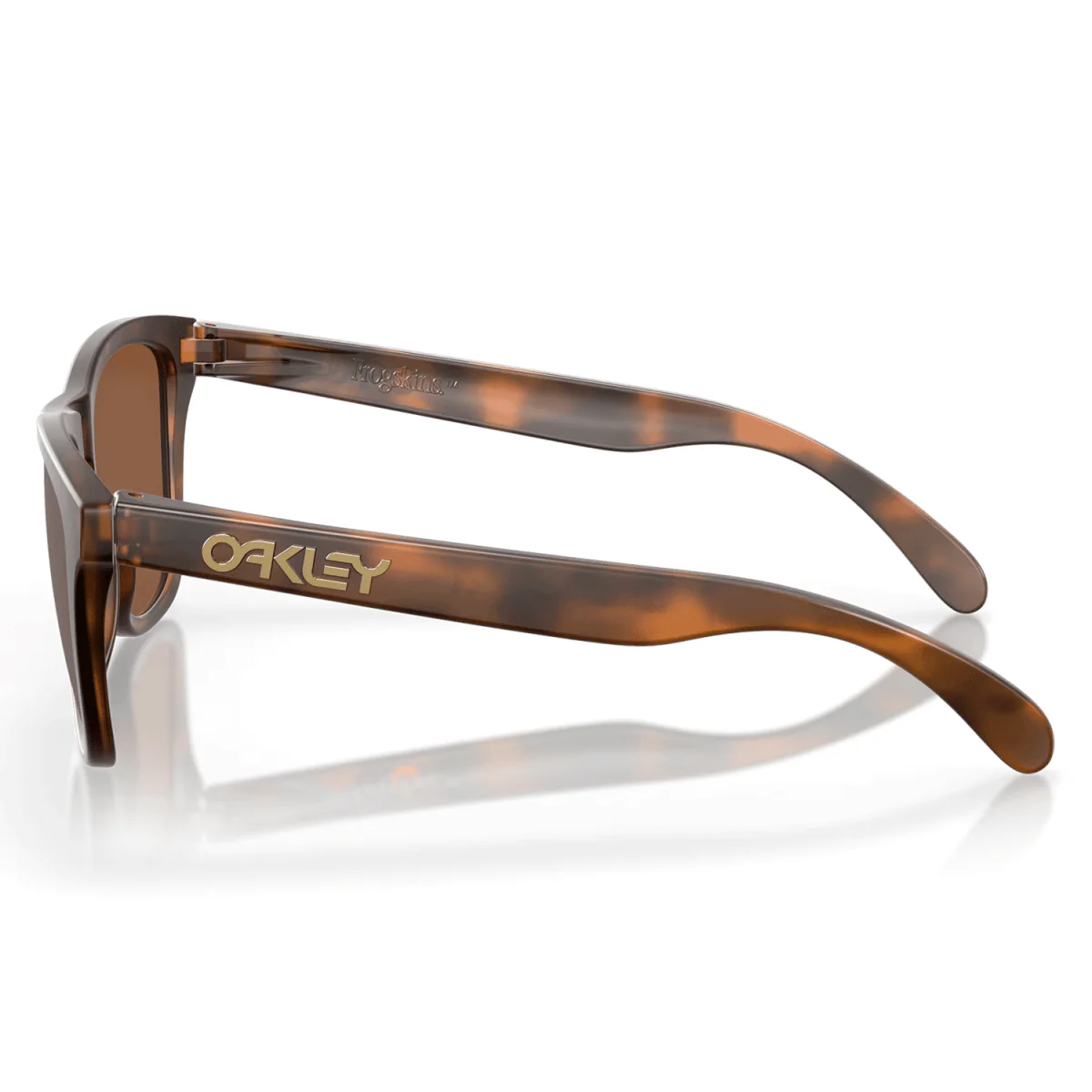Oakley Frogskins Sunglasses Matte Tortoise/Prizm Tungsten - Image 2