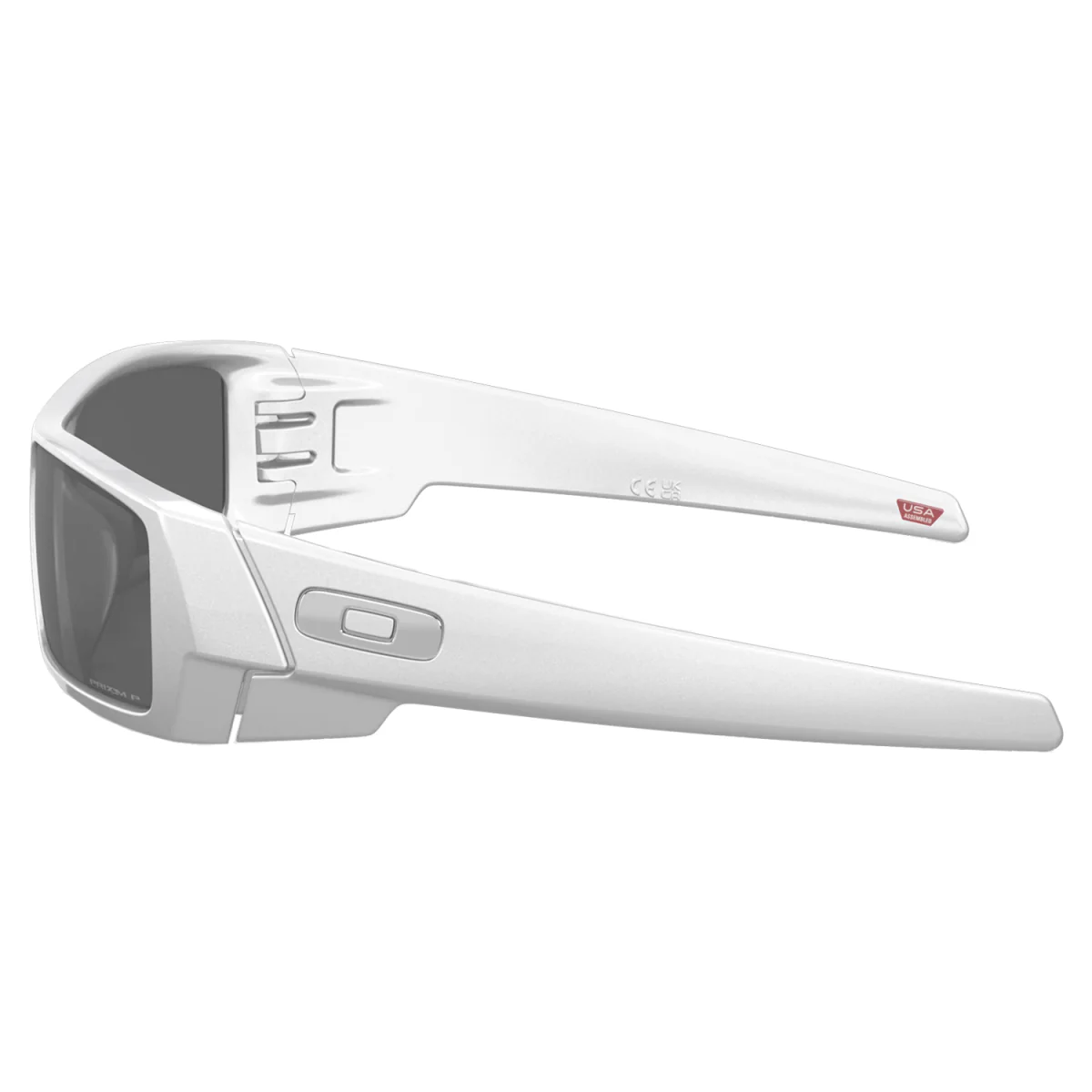 Oakley Gascan Sunglasses X-Silver/Prizm Black Polarized - Image 2