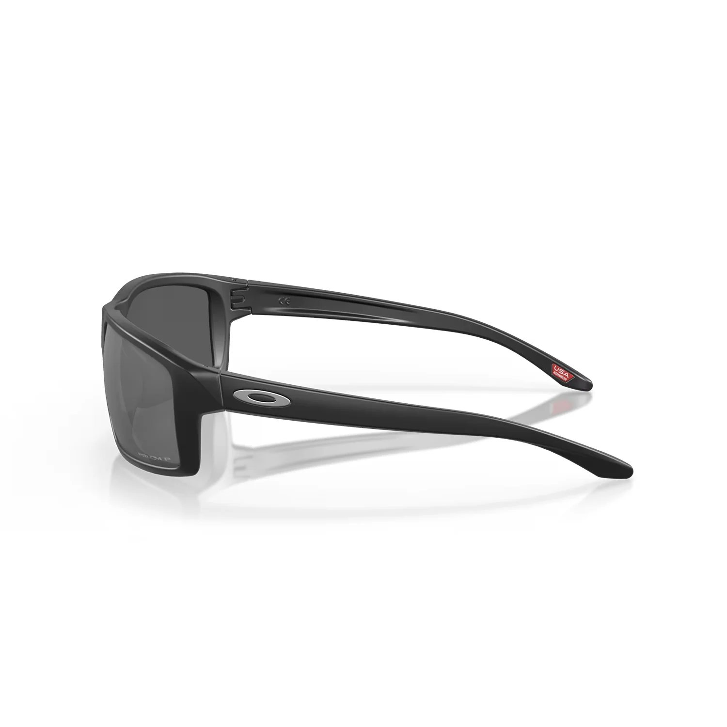 Oakley Gibston Sunglasses Matte Black/Prizm Black Polarized - Image 3