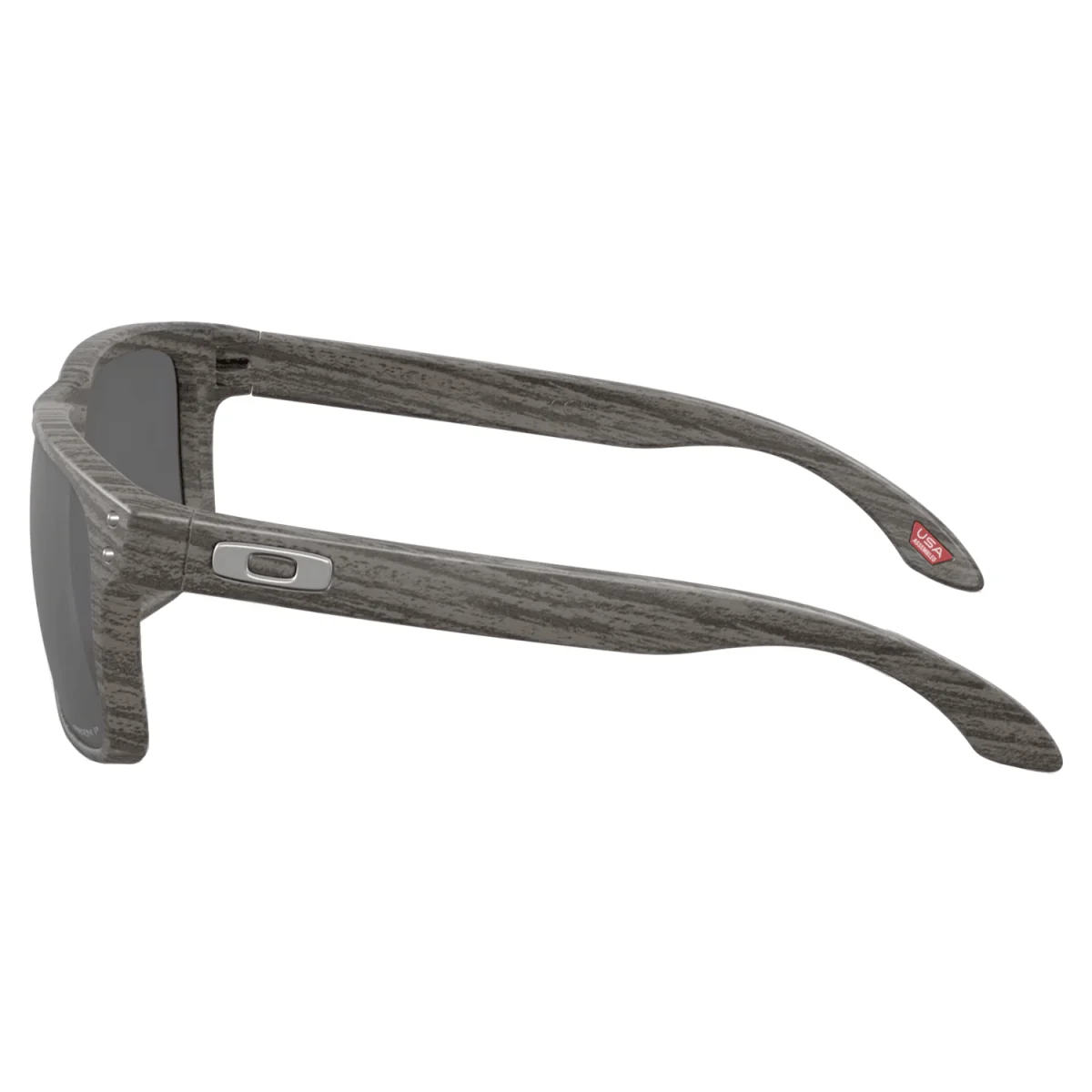 Oakley Holbrook Sunglasses Woodgrain/Prizm Black Polarized - Image 2