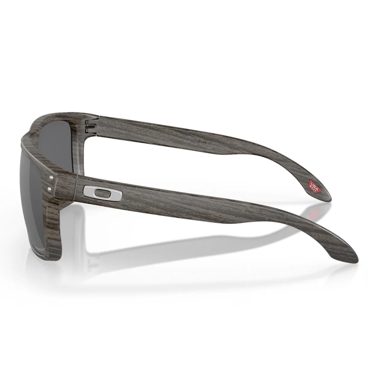 Oakley Holbrook Xl Sunglasses Woodgrain/Prizm Black Polarized - Image 3