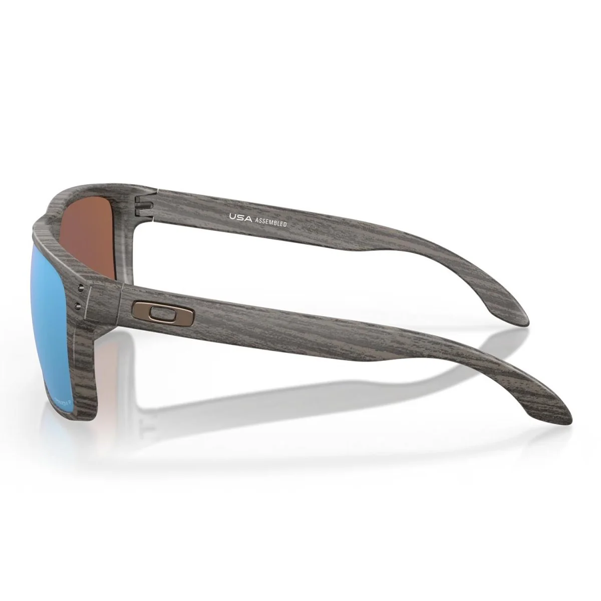 Oakley Holbrook Xl Sunglasses Woodgrain/Prizm Deep Water Polarized - Image 3