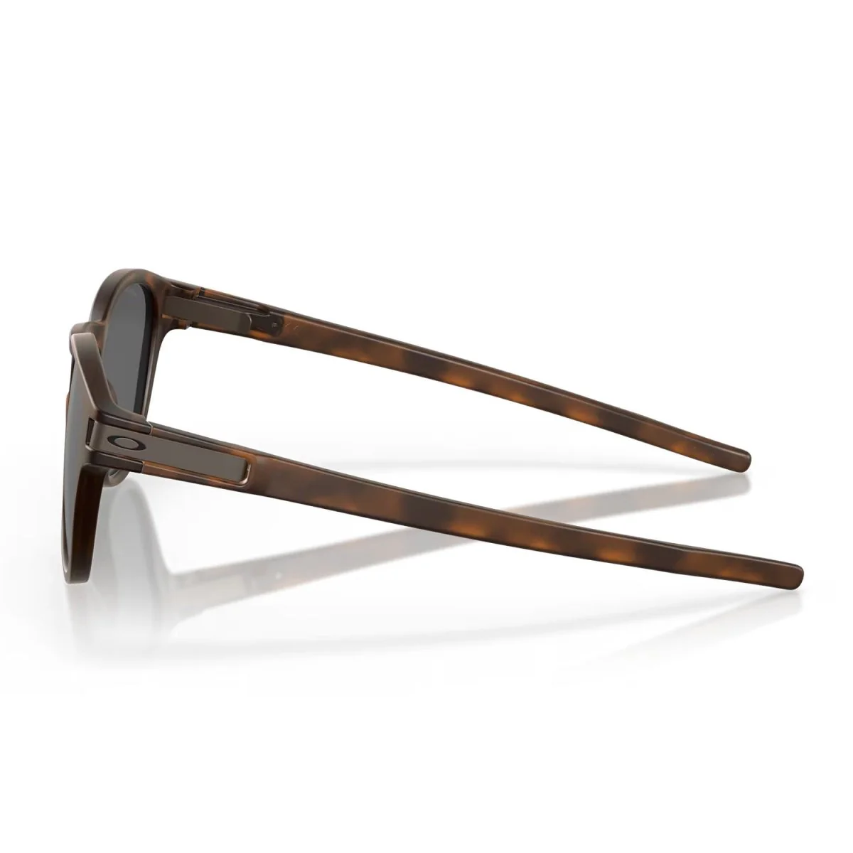 Oakley Latch Sunglasses Matte Brown Tortoise/Prizm Black Iridium - Image 3