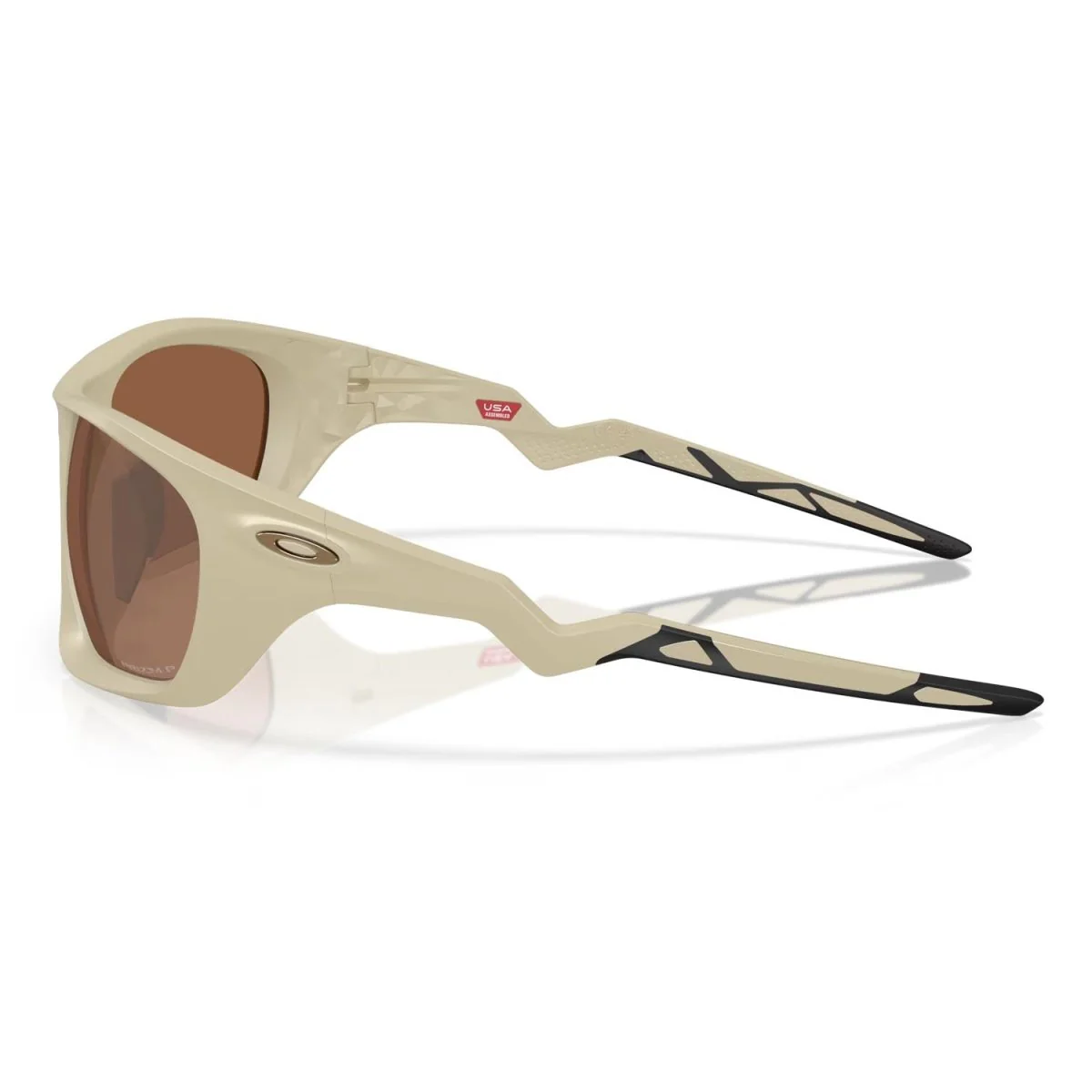 Oakley Lateralis Sunglasses Matte Sand/Tungsten Polarized - Image 3