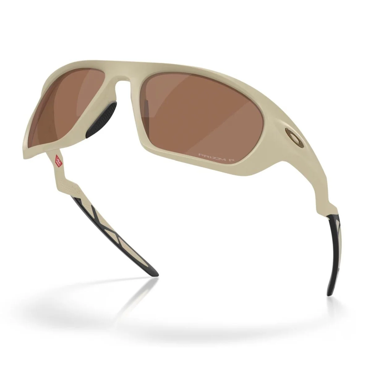 Oakley Lateralis Sunglasses Matte Sand/Tungsten Polarized - Image 4