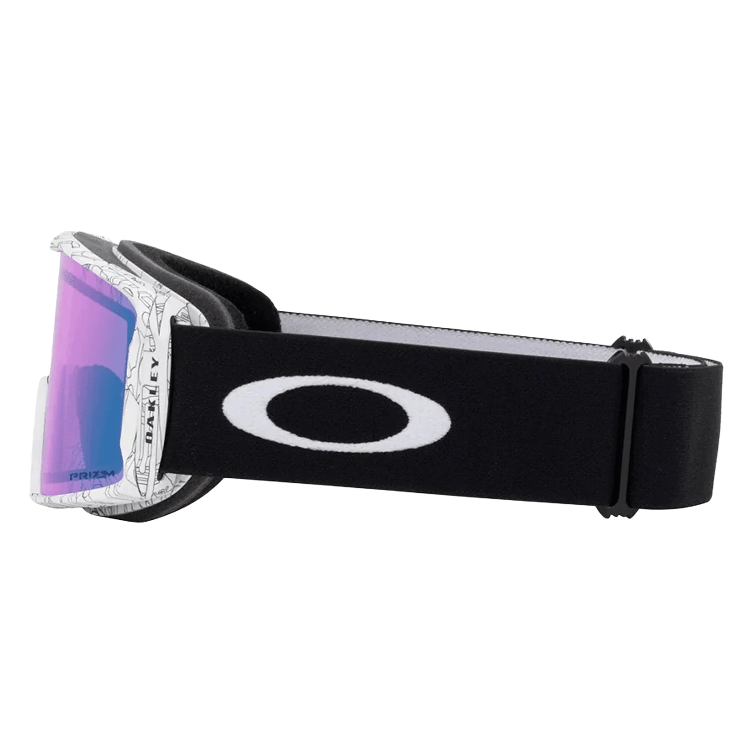 Oakley Line Miner L Goggles Mt White Ghost Text/Prizm Iced - Image 2
