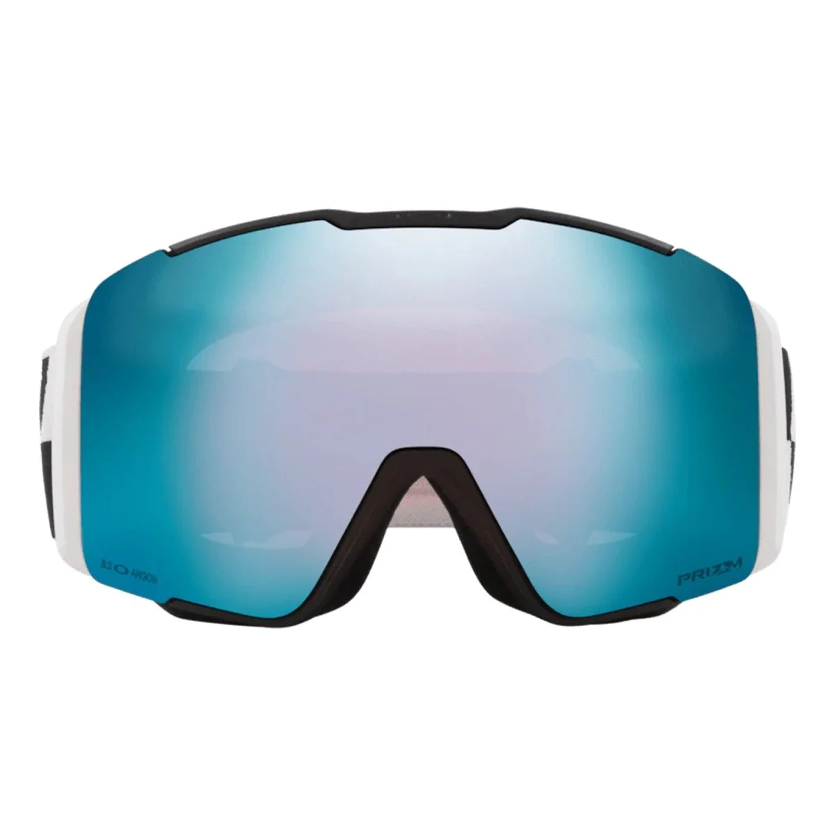 Oakley Line Miner Pro L Low Bridge Fit Goggles Black White Duality/Prizm Sapphire Iridium + Prizm Torch Iridium - Image 2