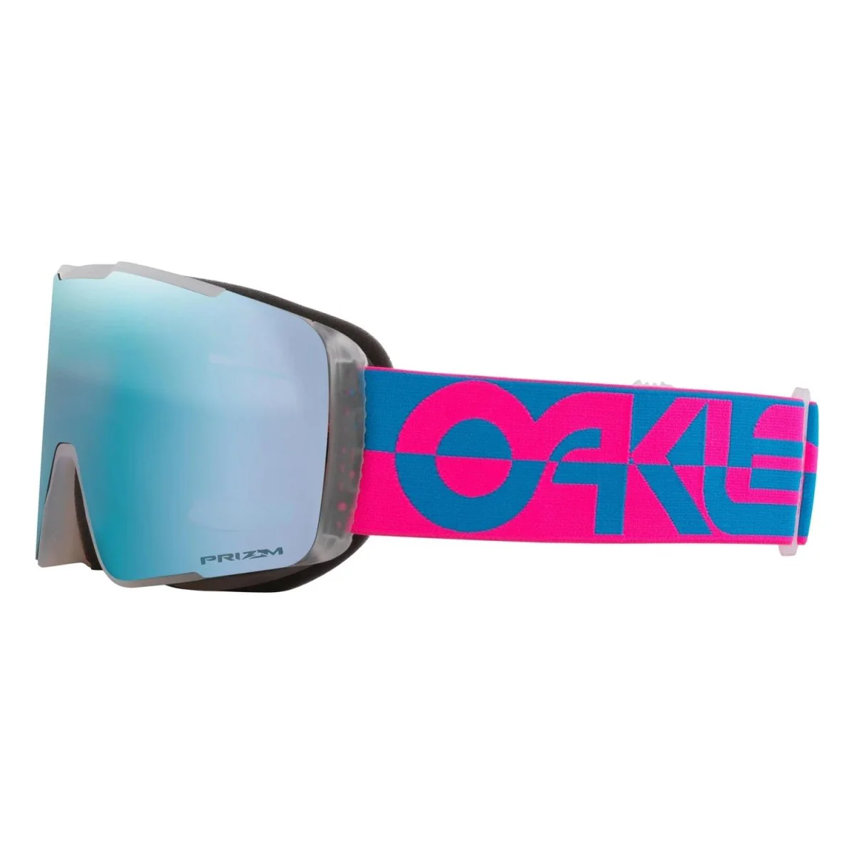 Oakley Line Miner Pro L Low Bridge Fit Goggles Blue Pink Duality/Prizm Sapphire Iridium + Prizm Iced Iridium - Image 3