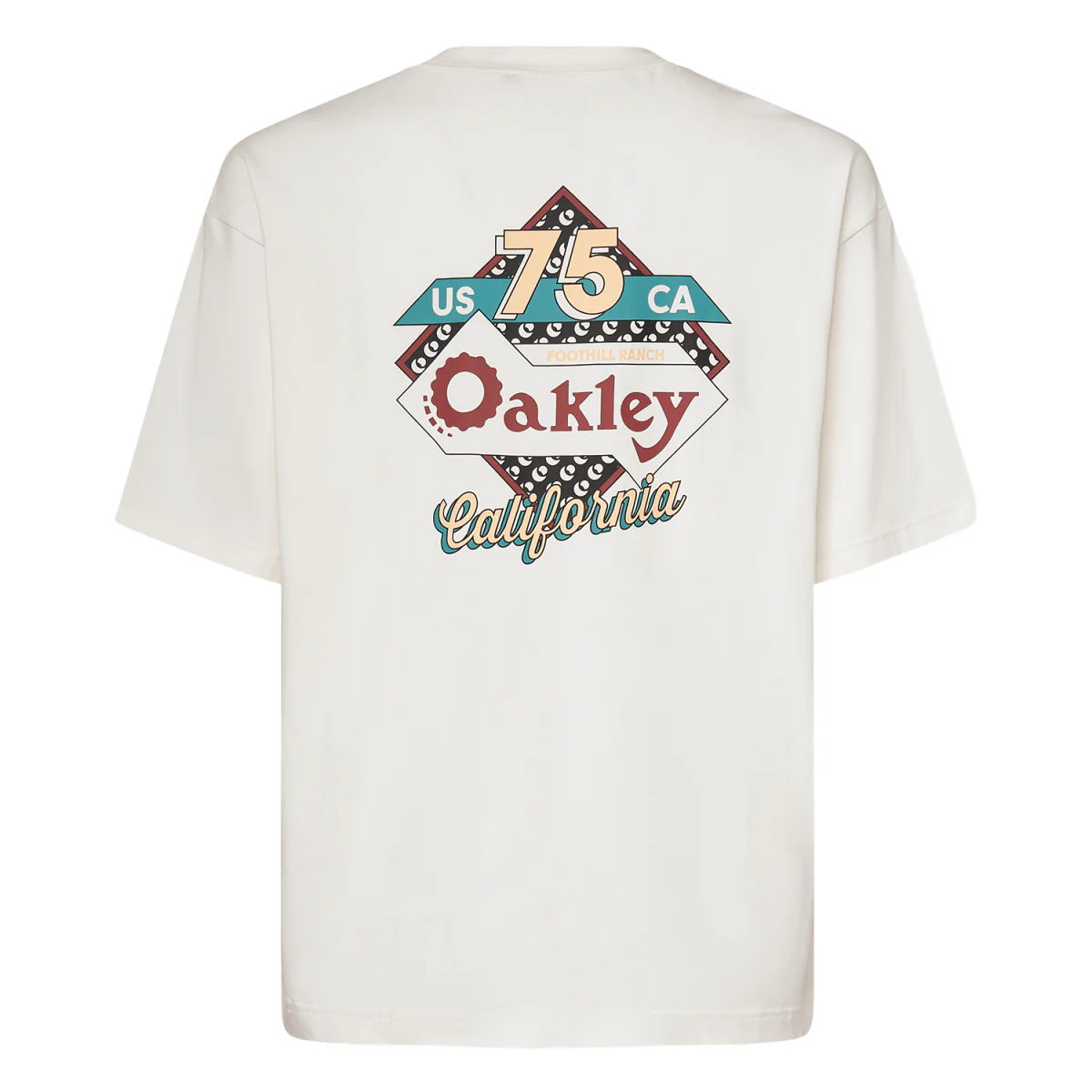 Oakley Men's EN New Retro Motel 2.0 T-Shirt Ceramic White - Image 2