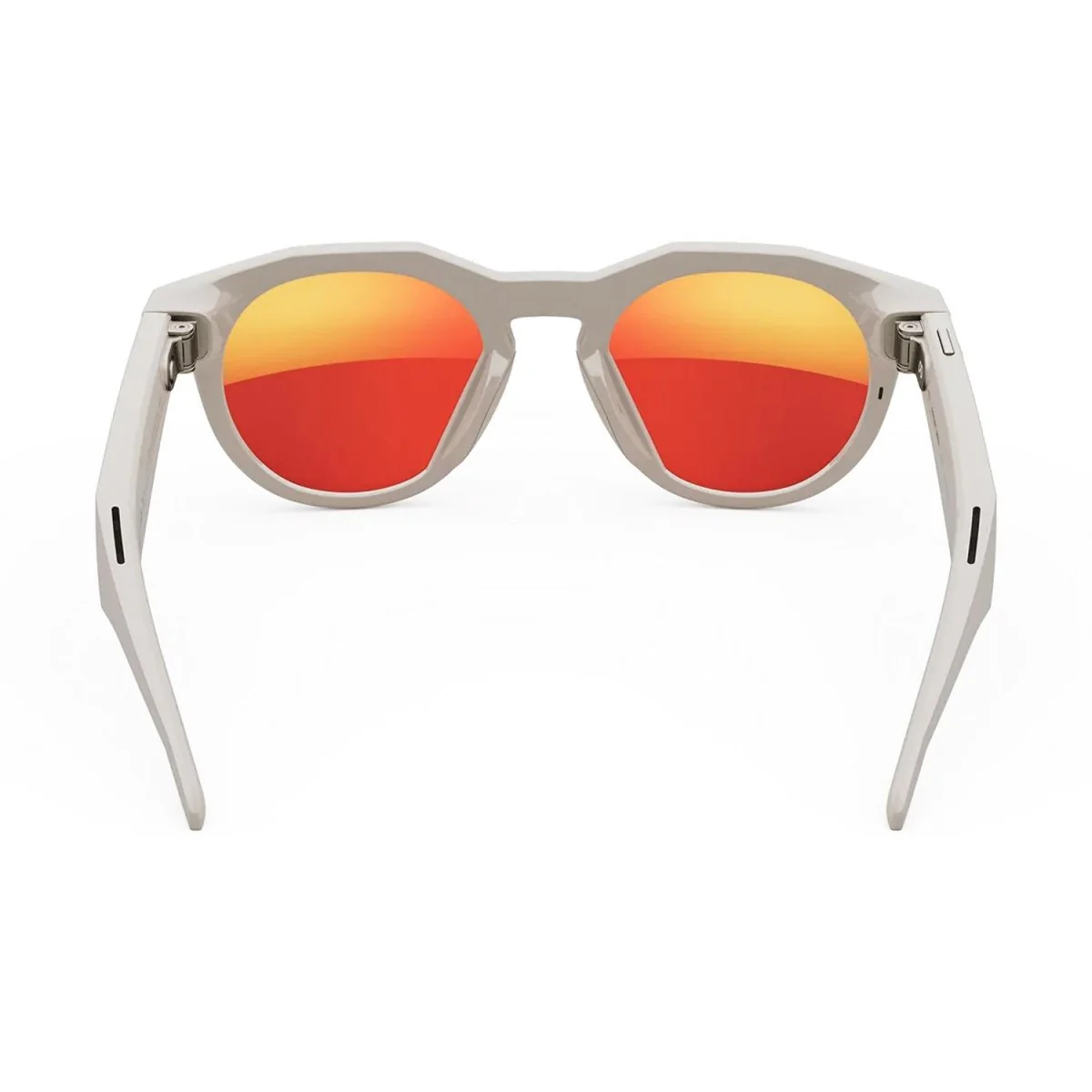 Oakley Meta HSTN Sunglasses Warm Grey/Prizm Ruby - Image 2