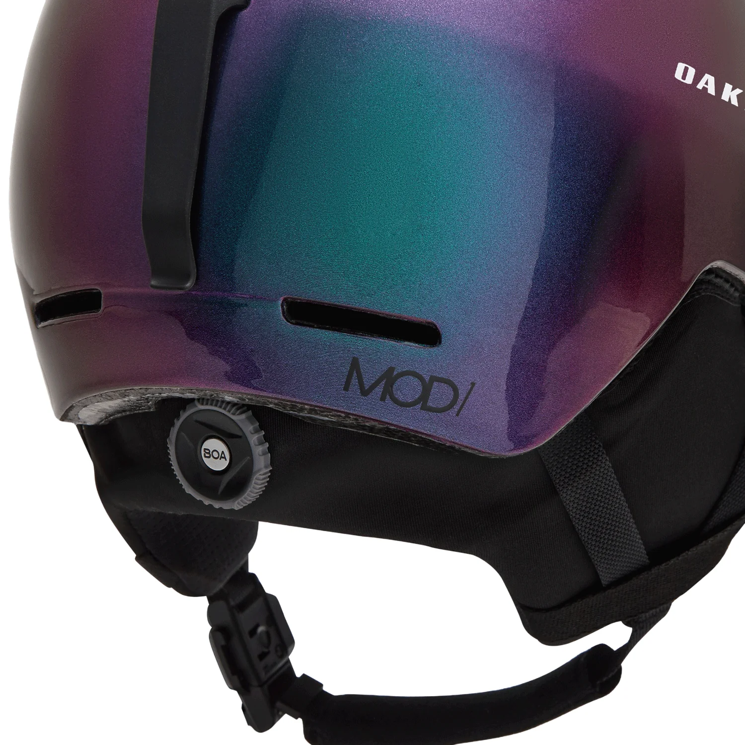Oakley MOD1 MIPS Aura Collection Helmet Purple Green Colorshift - Image 6