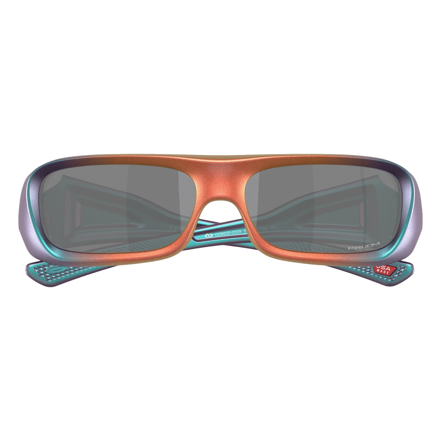 Oakley Permian Aura Collection Sunglasses Purple Green Colourshift - Image 4