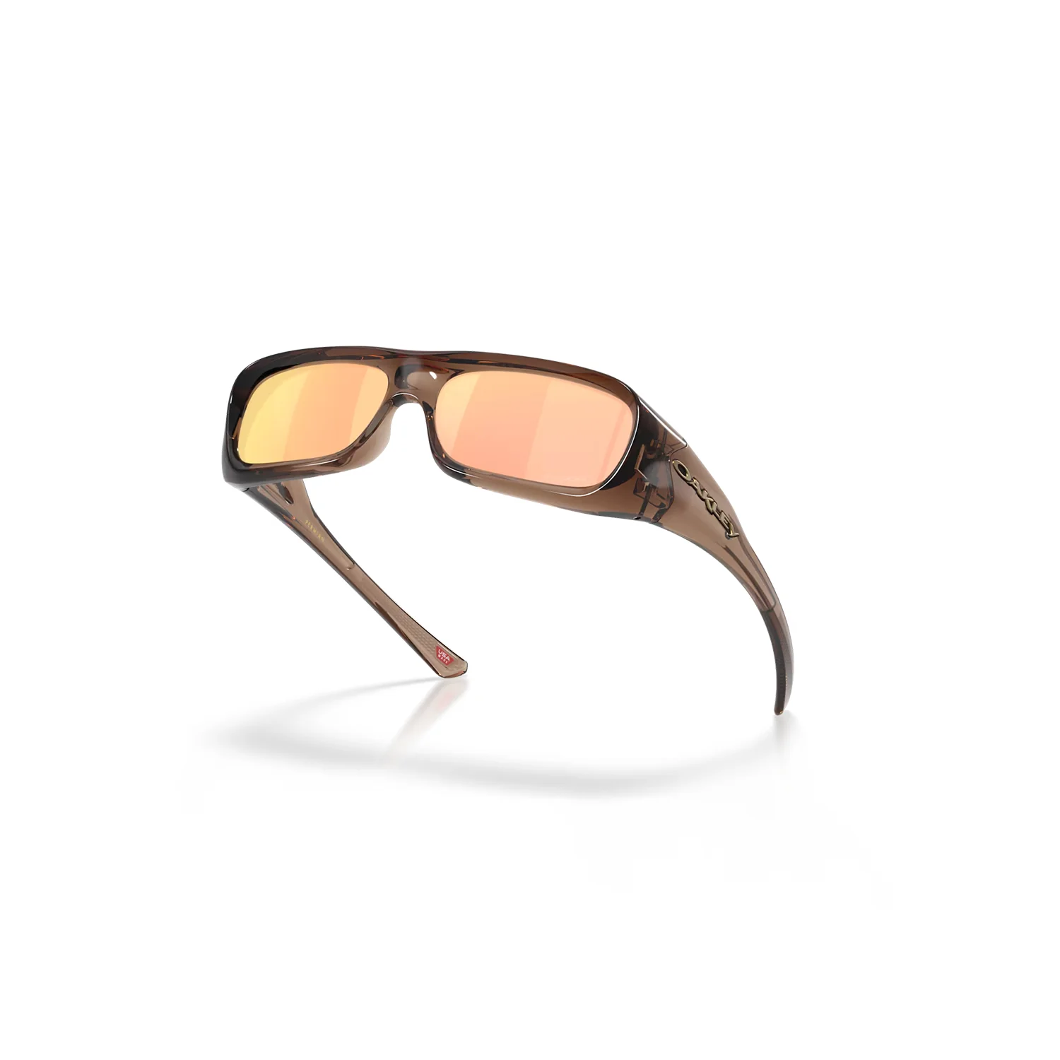 Oakley Permian Sunglasses Brown Smoke/Prizm Rose Gold - Image 2