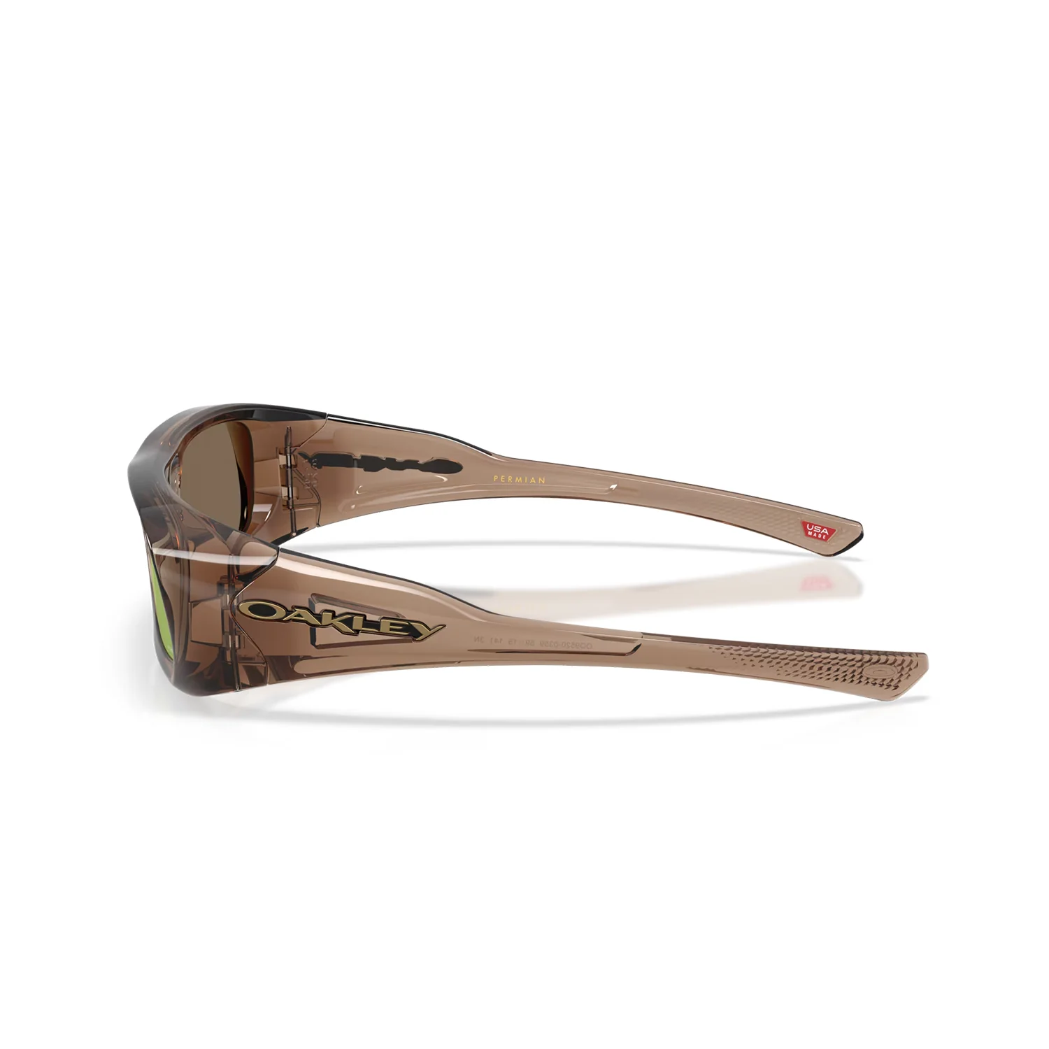Oakley Permian Sunglasses Brown Smoke/Prizm Rose Gold - Image 3