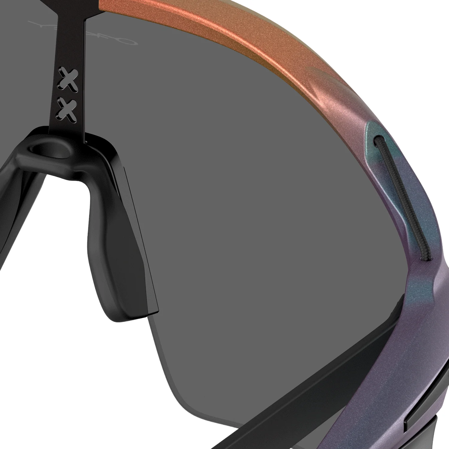 Oakley Stunt Wing Aura Collection Sunglasses Purple Green Colourshift - Image 5