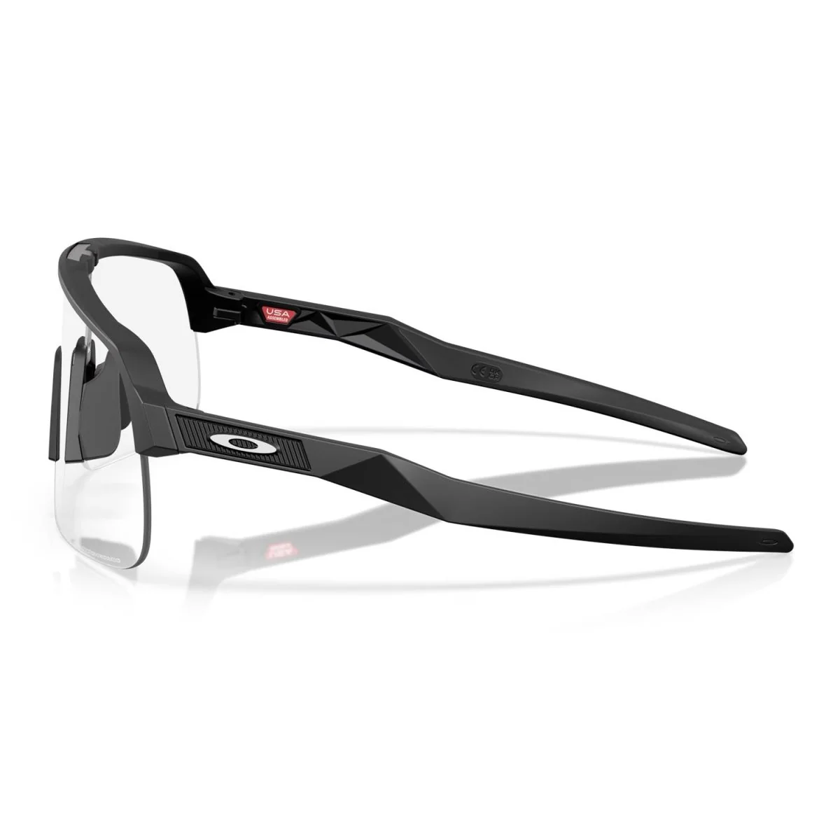 Oakley Sutro Lite S Sunglasses Matte Black/Clear Photochromic - Image 3