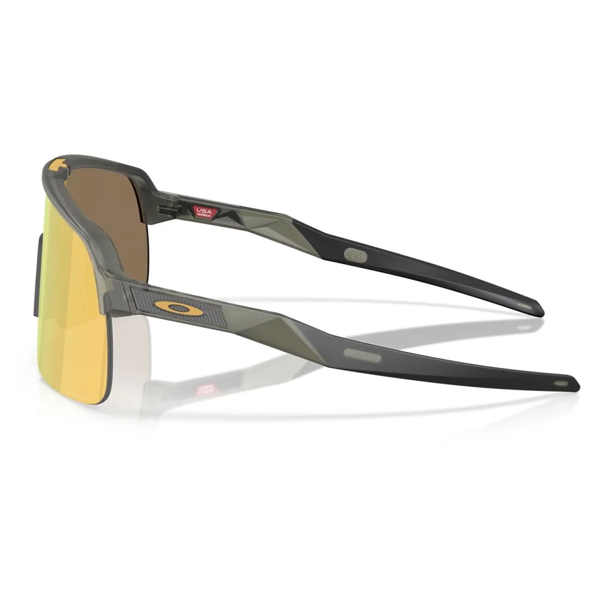 Oakley Sutro Lite Sunglasses Matte Olive Ink/Prizm 24K - Image 3