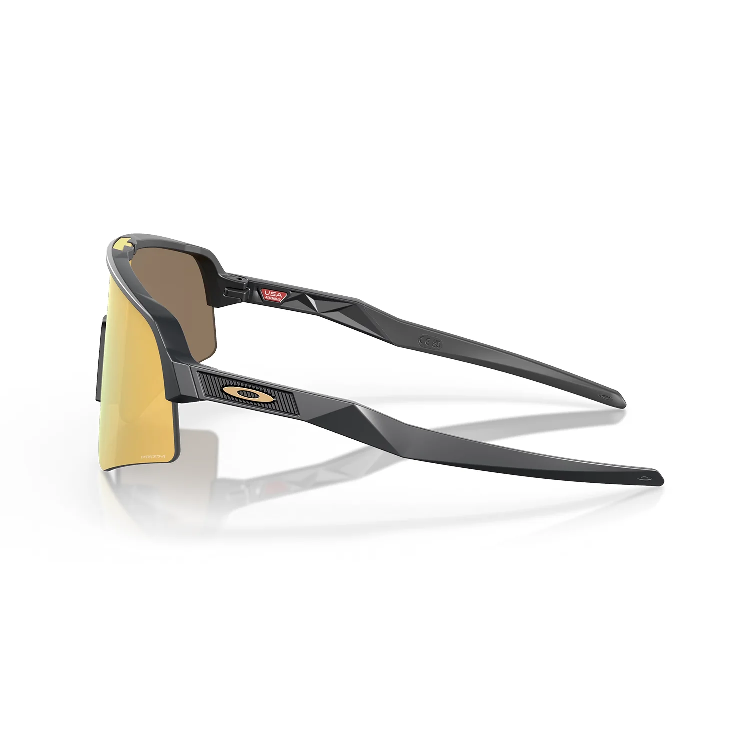 Oakley Sutro Lite Sweep Sunglasses Matte Carbon/Prizm 24K - Image 3