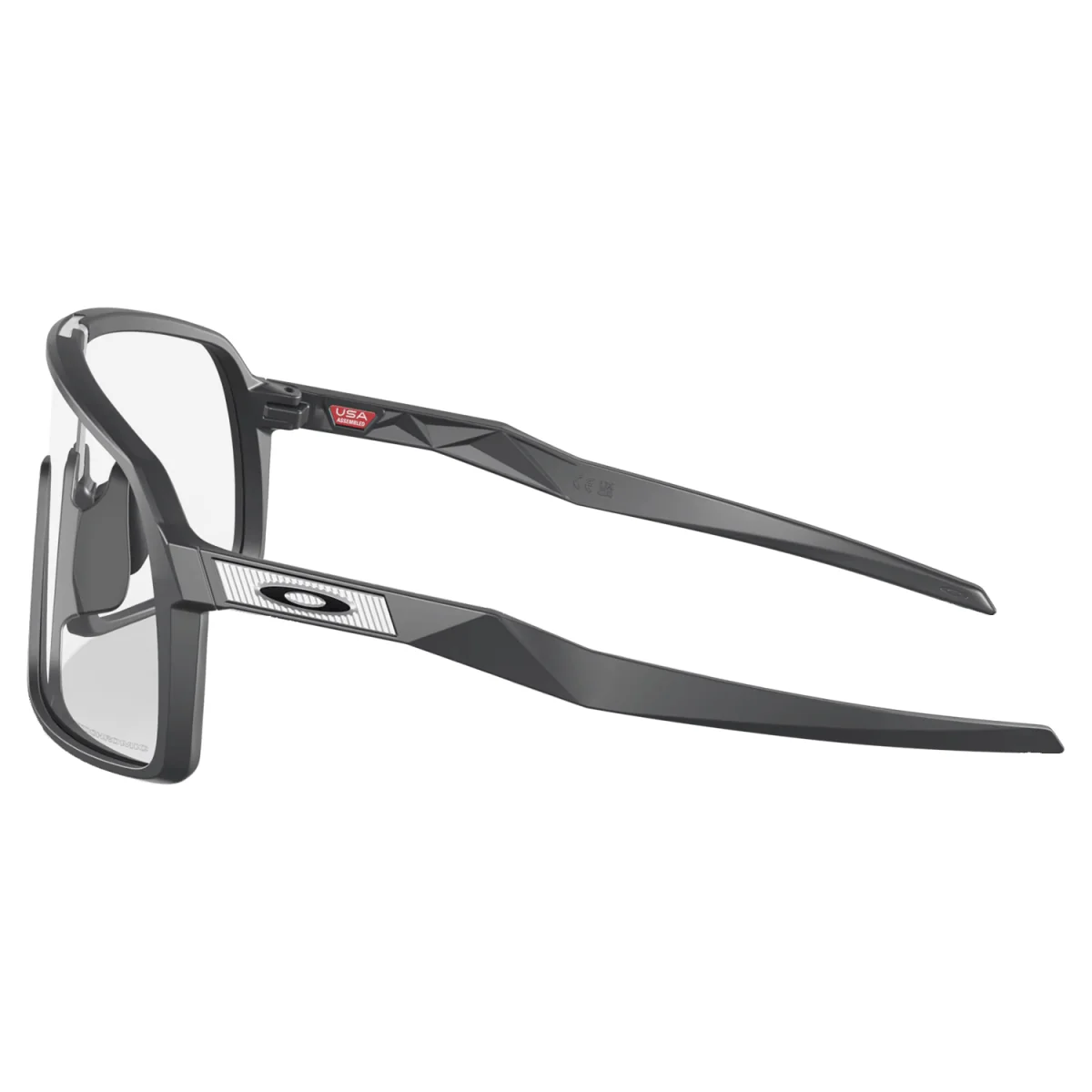 Oakley Sutro Sunglasses Matte Carbon/Clear Photochromic - Image 2