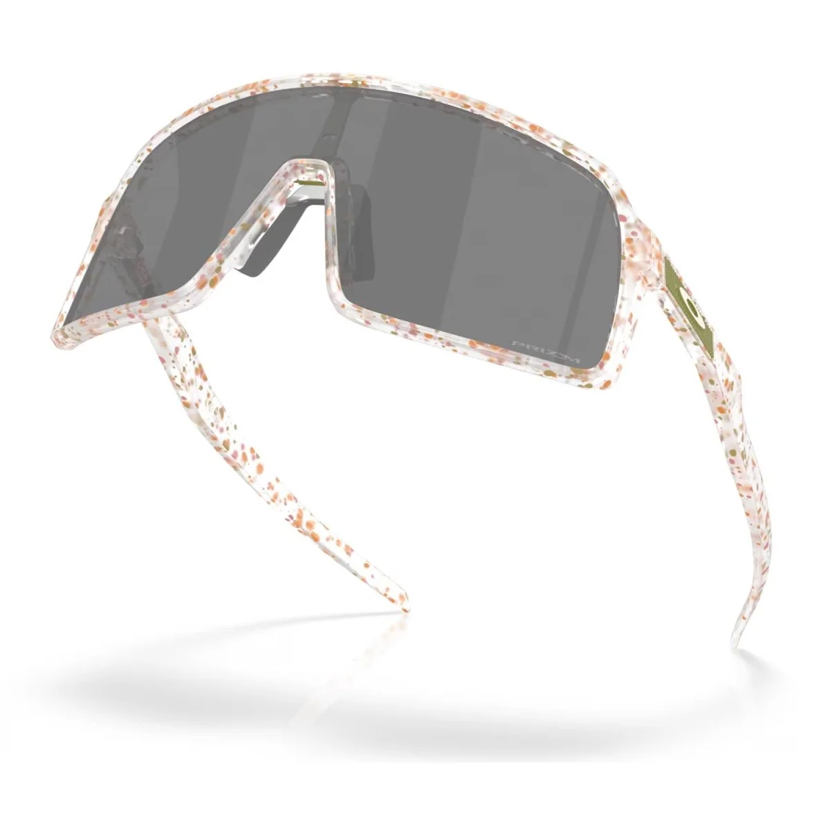 Oakley Sutro Sunglasses Matte Clear Terrazzo/Prizm Black - Image 4