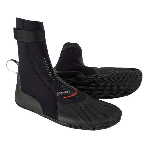 O'Neill Heat Round Toe Surf Boot 3mm Black