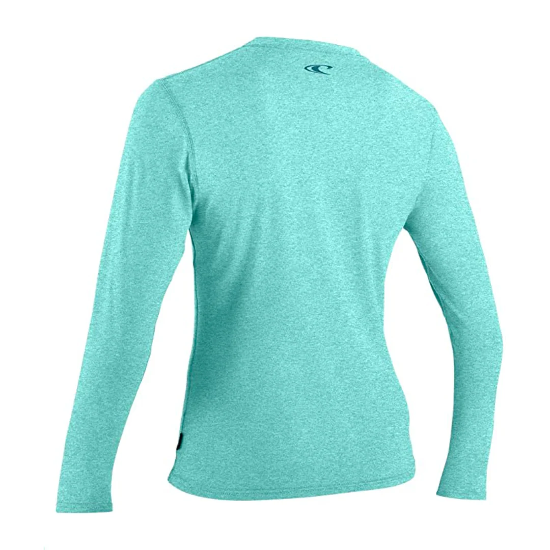 O'Neill Hybrid Long Sleeve Sun Shirt Womens Turquoise - Image 2