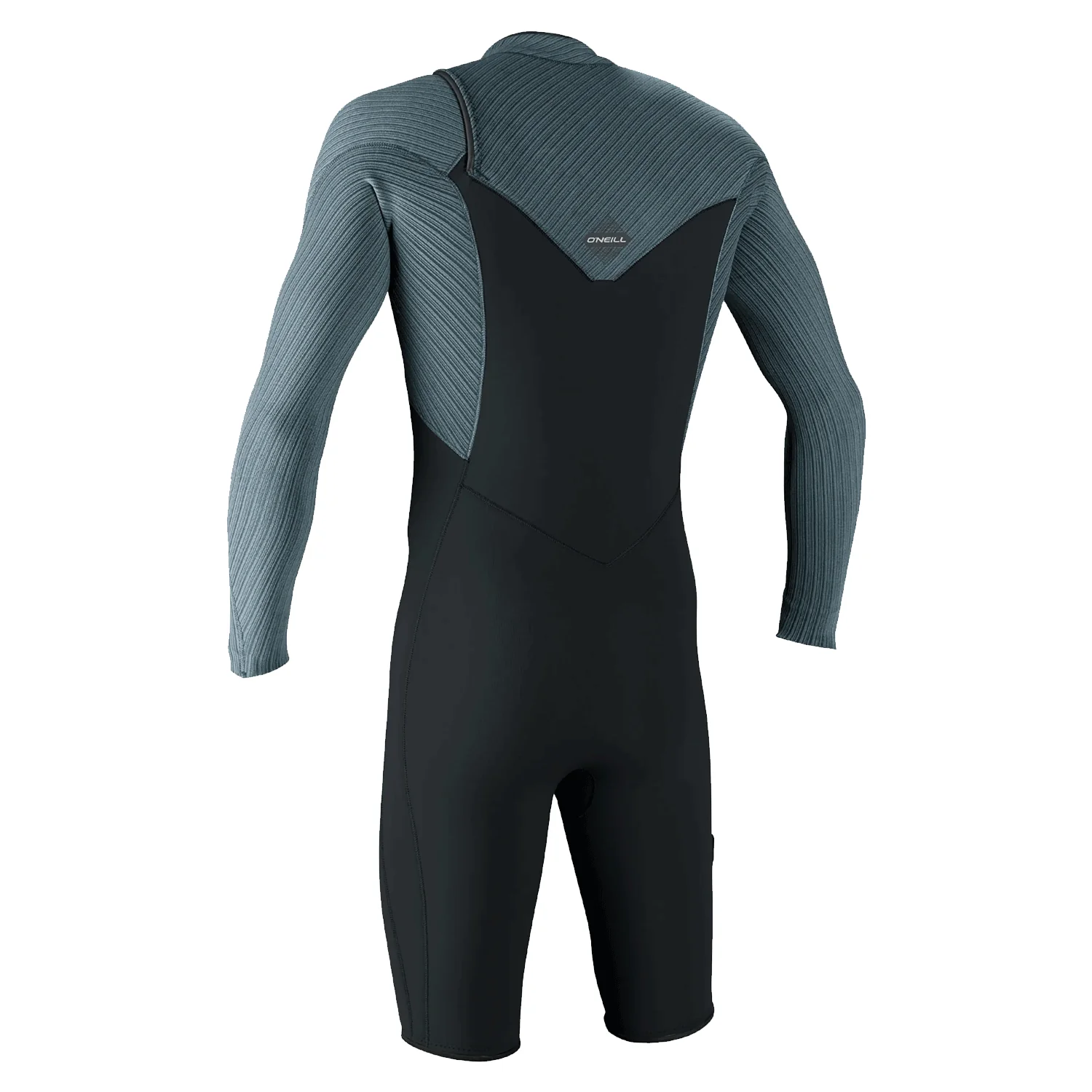 O'Neill Men's Hyperfreak 2mm Chest Zip L/S Spring Suit Gunmetal/Cadet Blue - Image 2