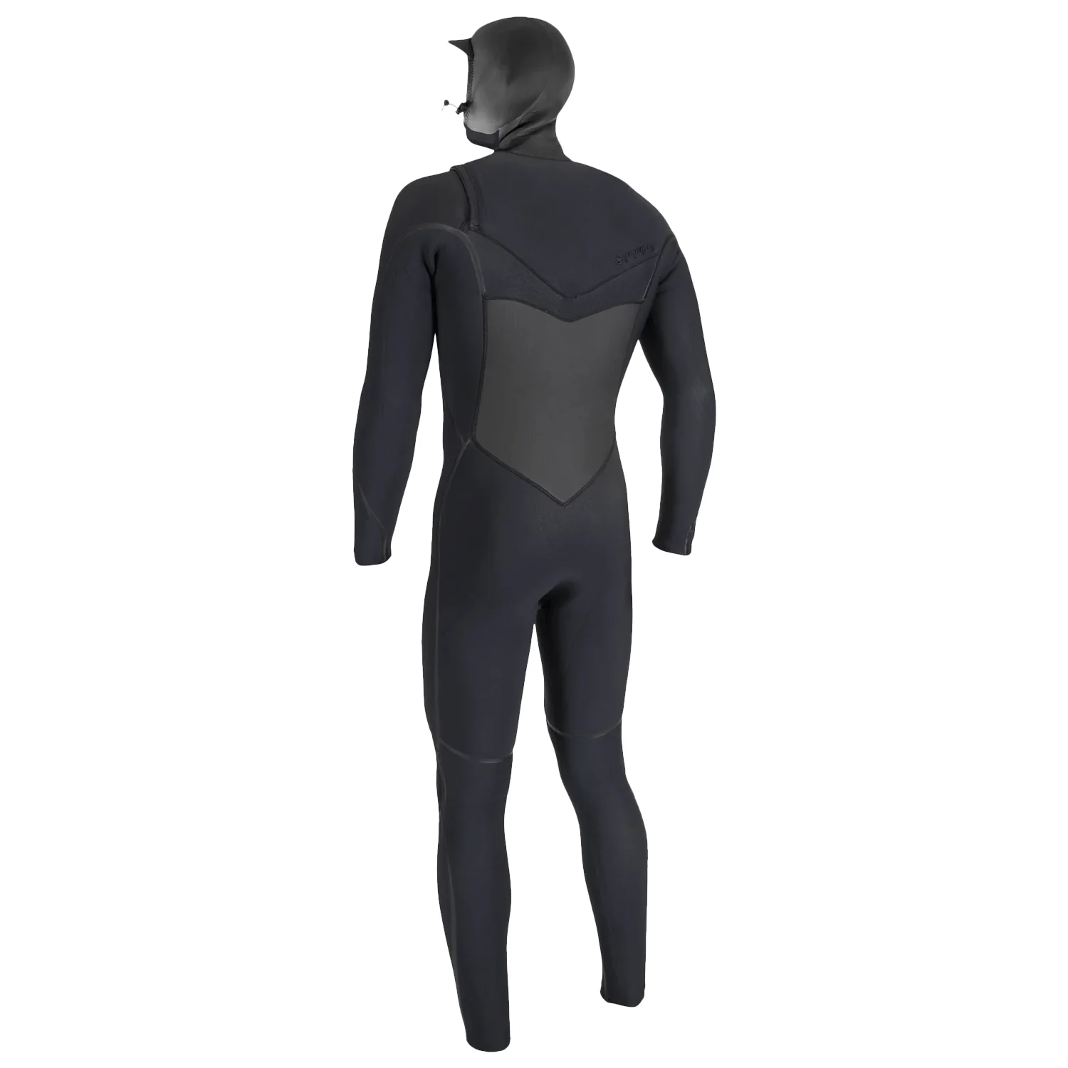 O'Neill Men's Psycho Tech 5.5/4mm Chest Zip Hooded TB4 Wetsuit Black/Black - Image 2