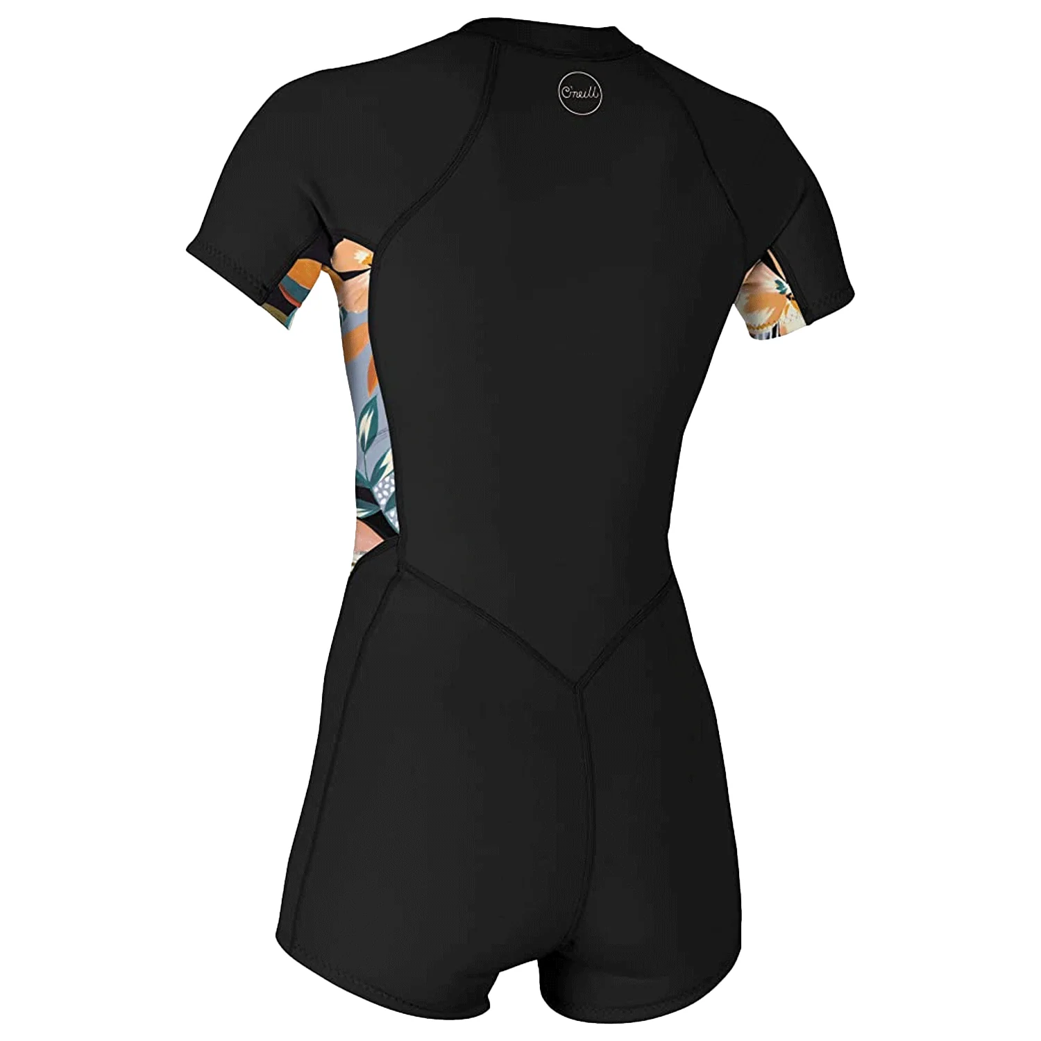 O'Neill Women's Bahia 2/1mm Full Zip S/S Spring Suit Black/Demiflor - Image 2