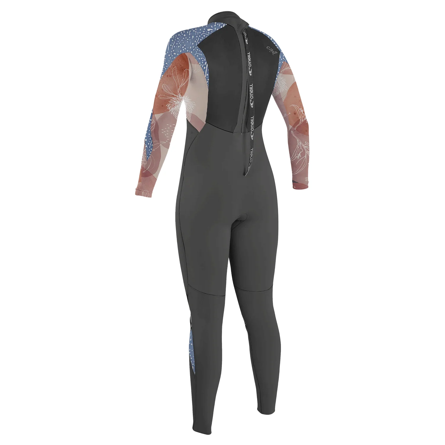 O'Neill Women's Epic 4/3mm Back Zip Full Suit Graphite/Desert Blm/Drift Blu - Image 2