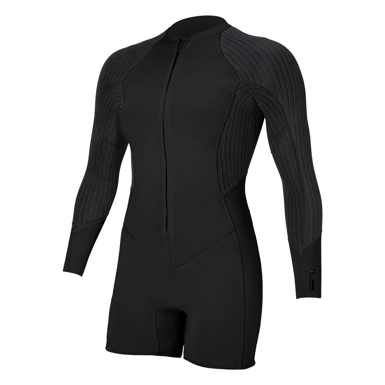 O'Neill Women's Hyperfreak 2mm Full Zip L/S Surfsuit Black