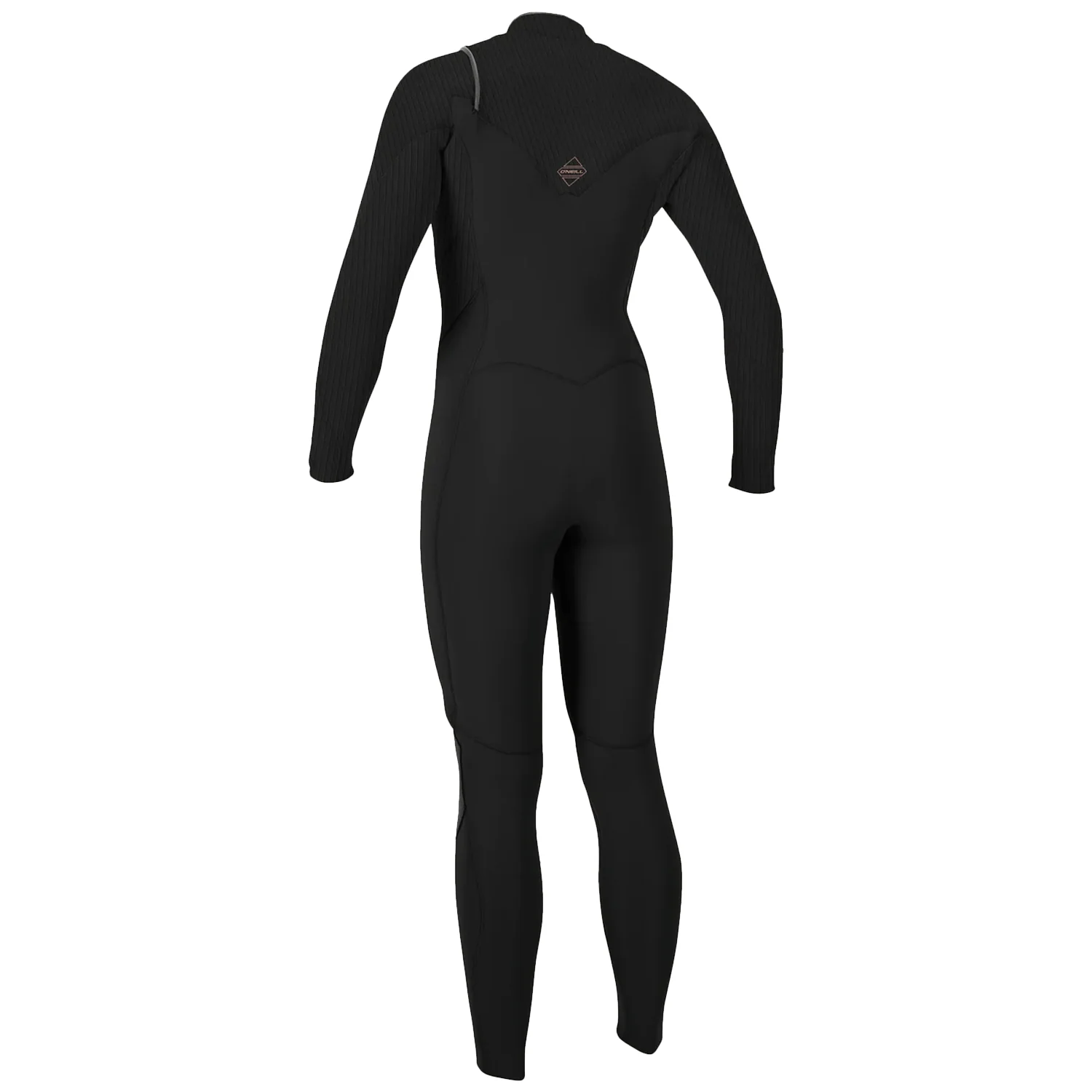 O'Neill Women's Hyperfreak 4/3+mm Chest Zip Wetsuit Black/Black - Image 2