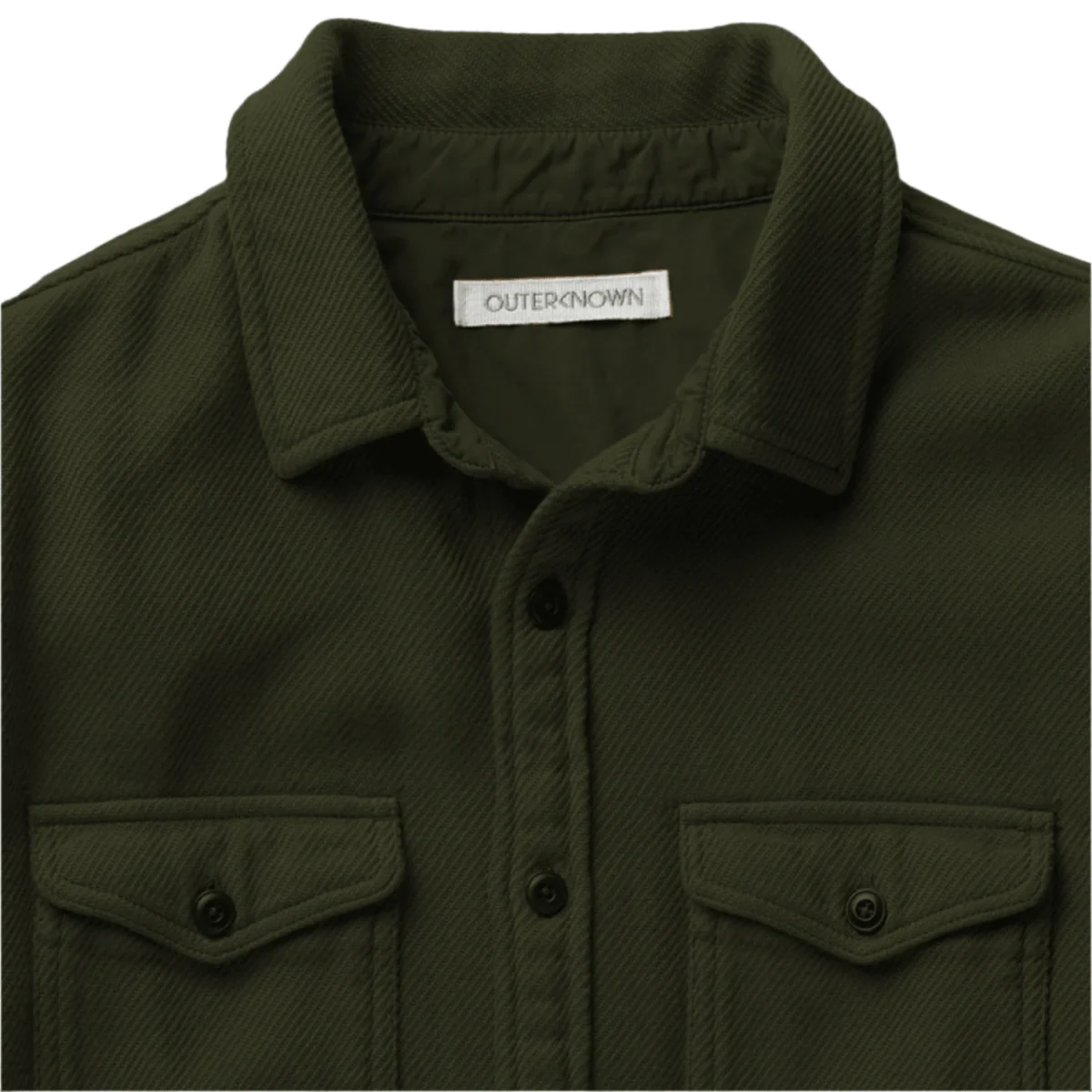 Outerknown Men's Chroma Blanket Shirt Black Olive - Image 2