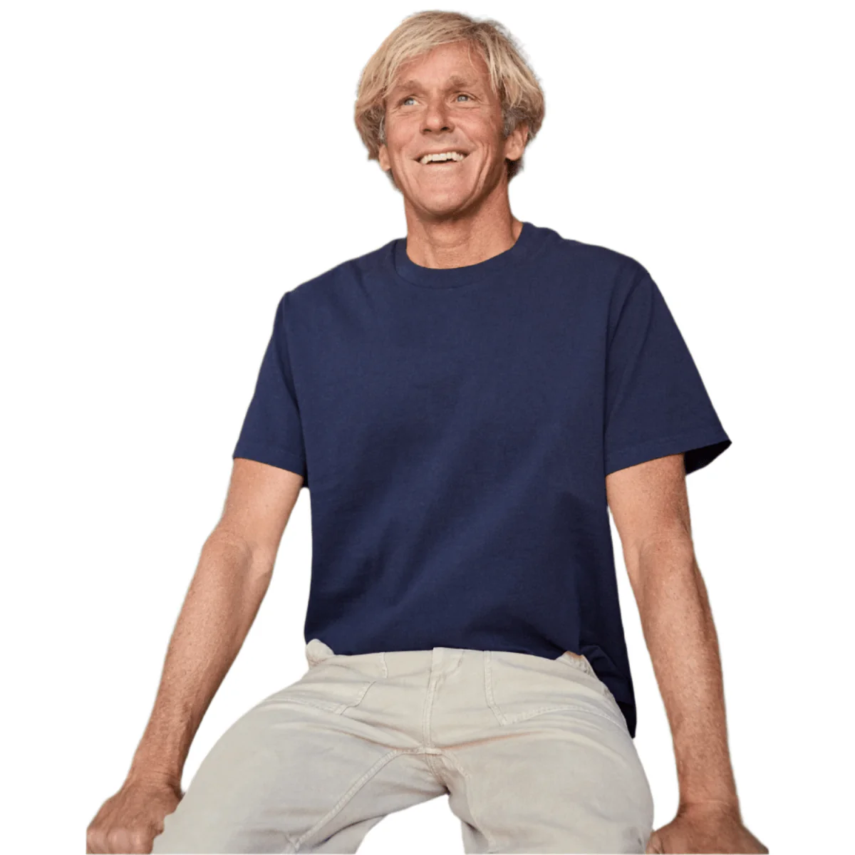 Outerknown Men's The Big Heavy T Shirt Indigo - Image 2
