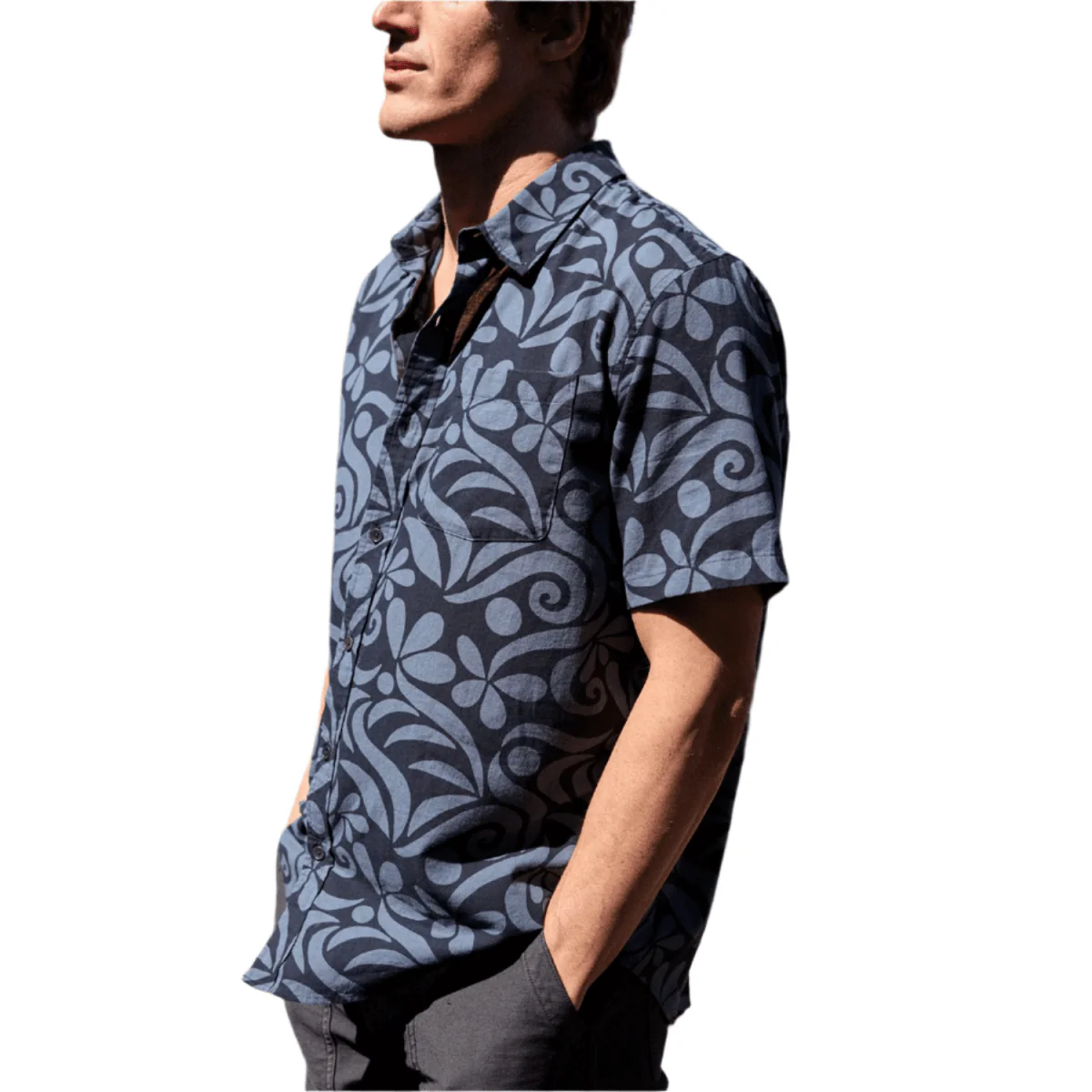 Outerknown Men's The S/S Studio Shirt Storm Baily - Image 2