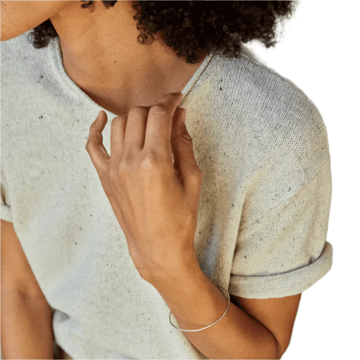 Outerknown Women's Crescent Knit Top Moonlight - Image 4