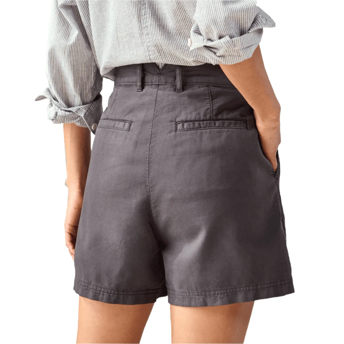 Outerknown Women's Summerland Short Washed Black - Image 2